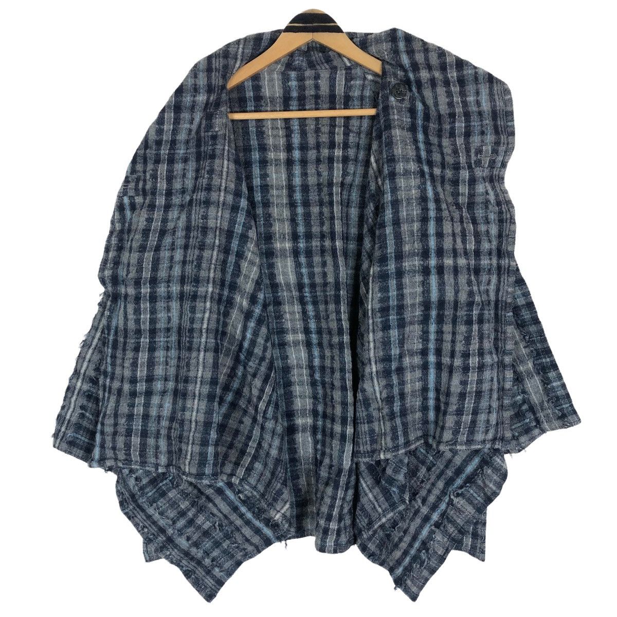 Japanese Brand Jurgen Lehl Checkered Pattern Light Jacket Size M / US 6-8 / IT 42-44 - 9 Thumbnail