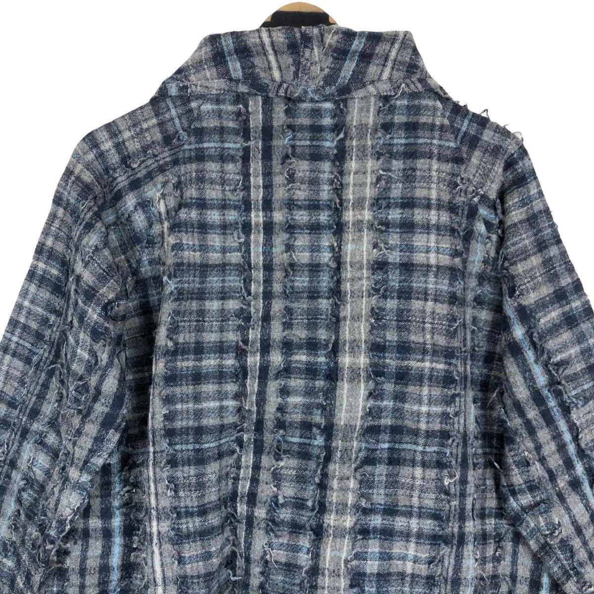 Japanese Brand Jurgen Lehl Checkered Pattern Light Jacket Size M / US 6-8 / IT 42-44 - 14 Thumbnail