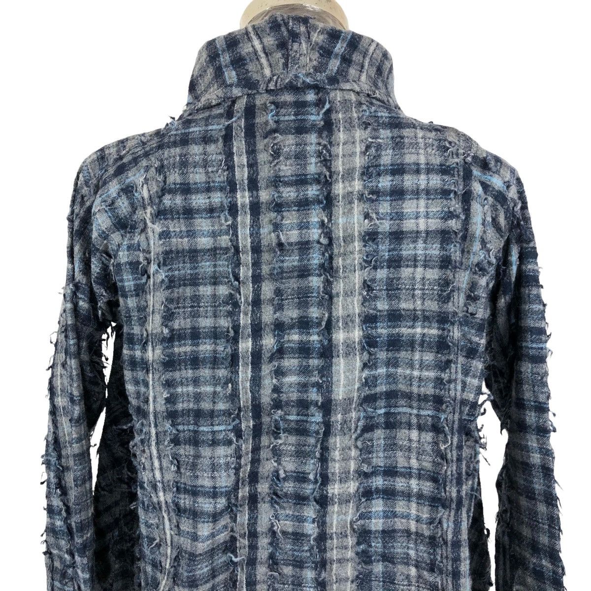 Japanese Brand Jurgen Lehl Checkered Pattern Light Jacket Size M / US 6-8 / IT 42-44 - 12 Thumbnail