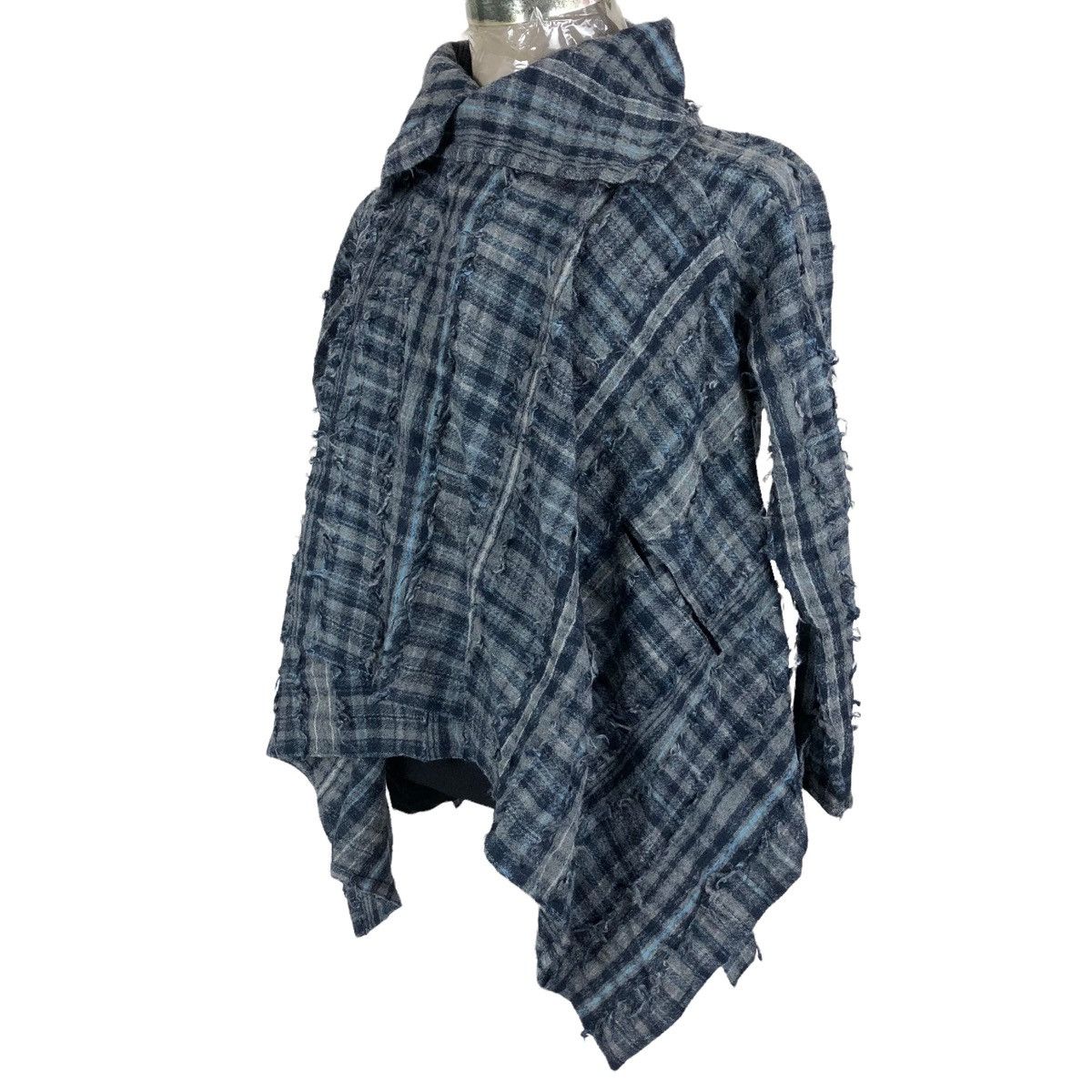 Japanese Brand Jurgen Lehl Checkered Pattern Light Jacket Size M / US 6-8 / IT 42-44 - 1 Thumbnail
