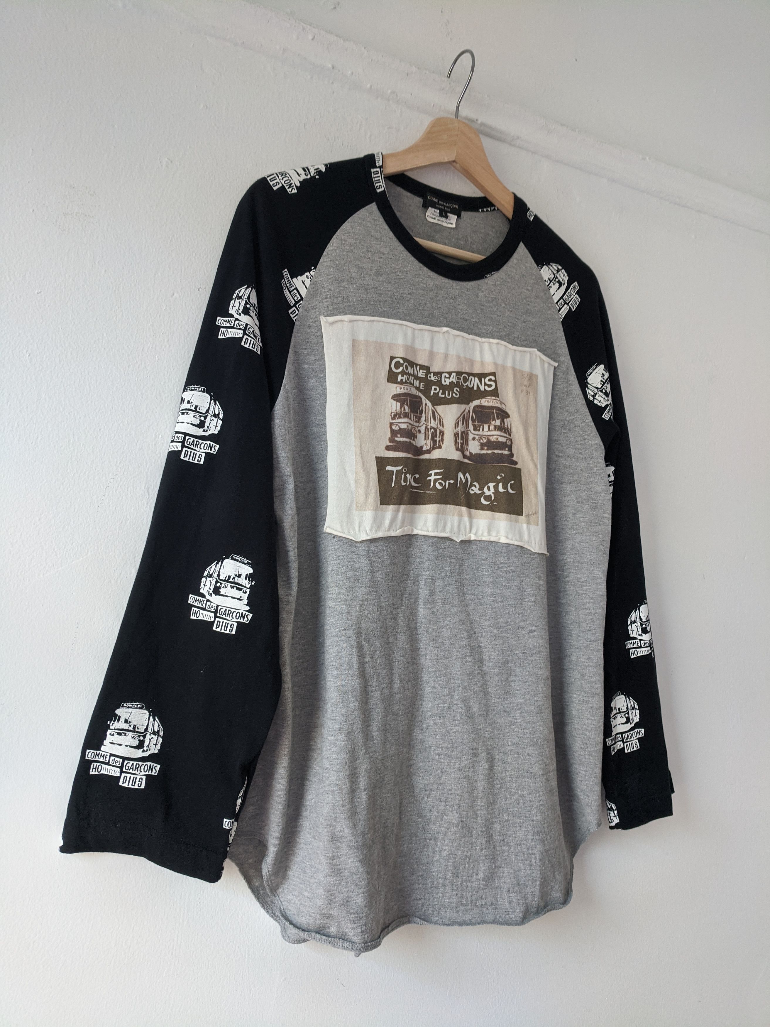 Comme des Garcons 2008 'Time For Magic' Logo Long Sleeve Shirt Size US L / EU 52-54 / 3 - 2 Thumbnail