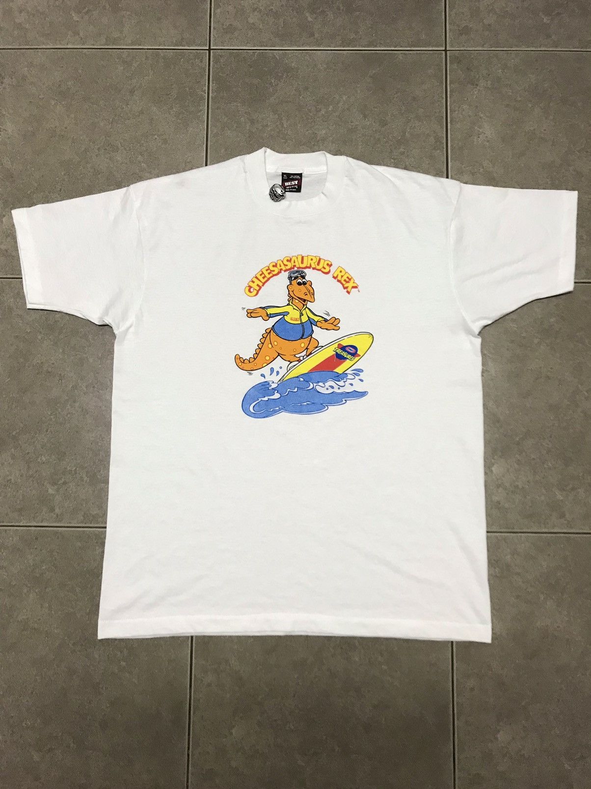 Fruit Of The Loom 90’s Kraft Treasures : Chessasaurus Rex Best Shirt Size US XL / EU 56 / 4 - 2 Thumbnail