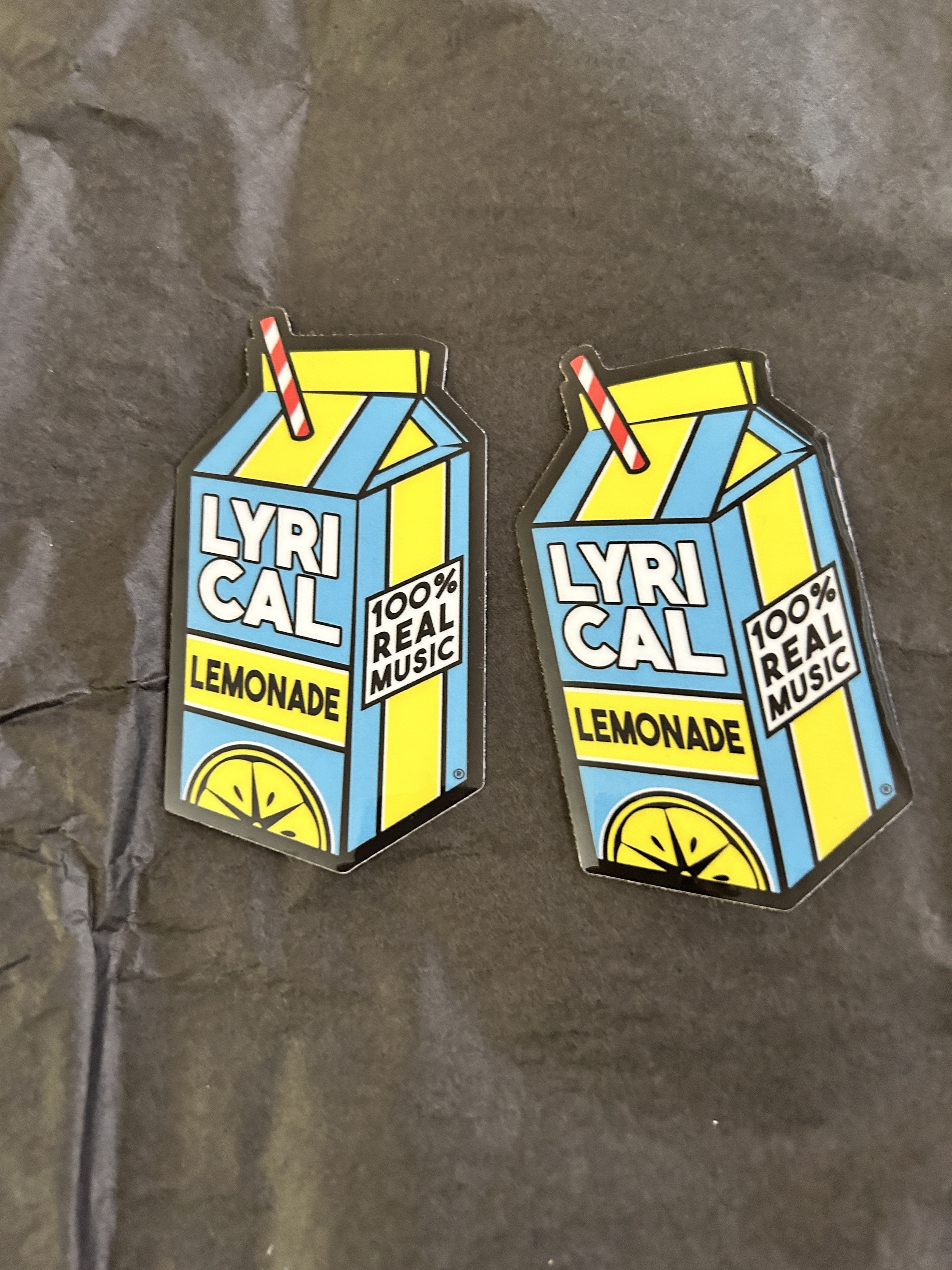 Lyrical Lemonade Merch 2 pack 4x4 bottle sticker Size ONE SIZE - 2 Thumbnail