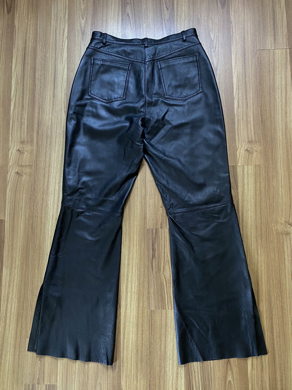 Genuine Leather Vintage Leather Pants Motorcycle Trousers Y2K Alpinestars Size US 31 - 7 Thumbnail
