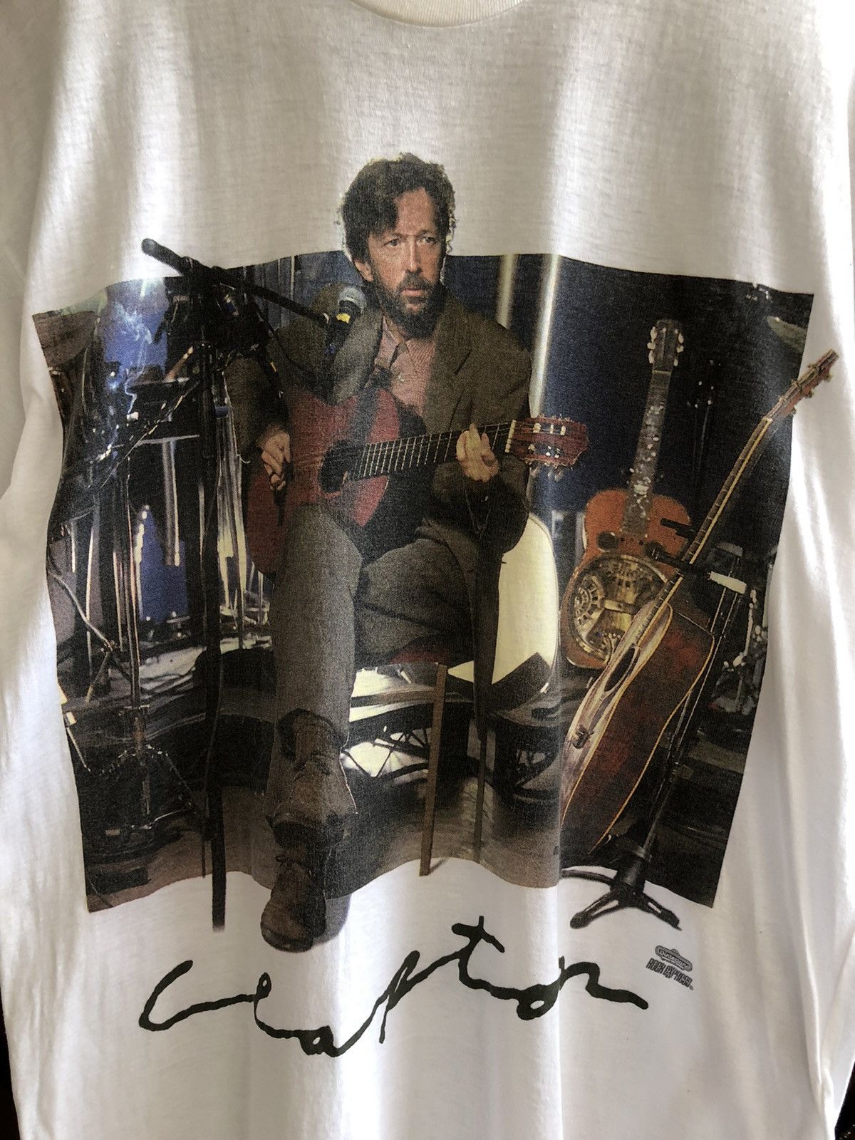 Band Tees × Vintage Vintage 90s Eric Clapton 92 UK Tour TShirt Size US L / EU 52-54 / 3 - 2 Thumbnail