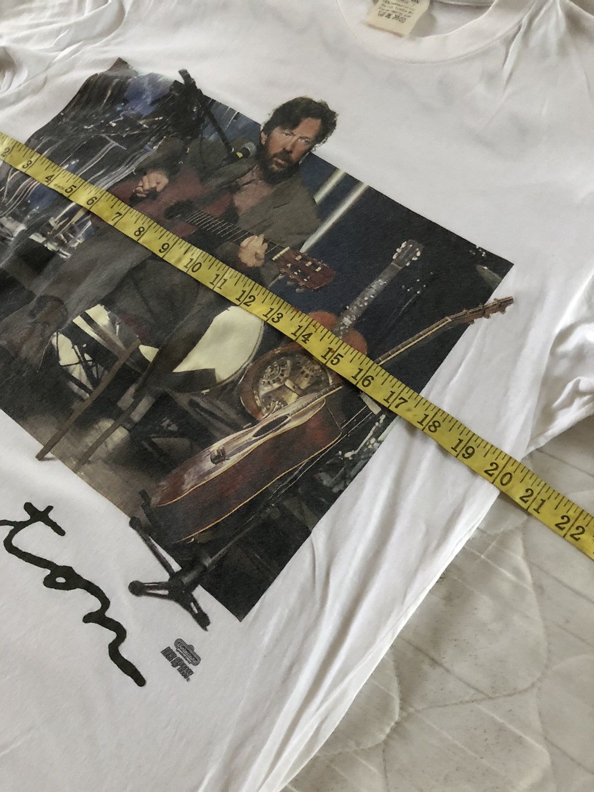 Band Tees × Vintage Vintage 90s Eric Clapton 92 UK Tour TShirt Size US L / EU 52-54 / 3 - 7 Thumbnail