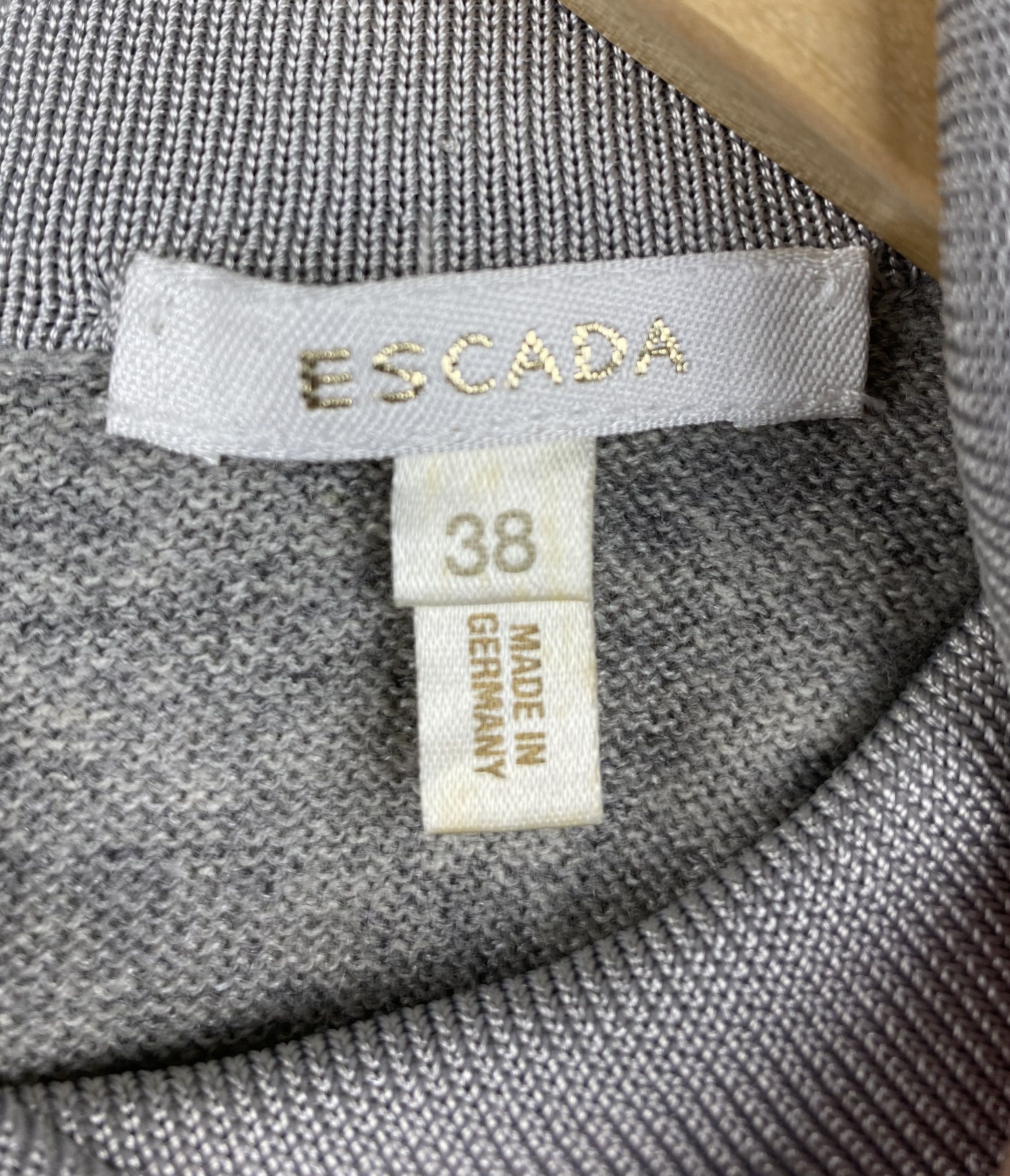 Escada Floral Wool Silk Women's Sweater Sleeveless