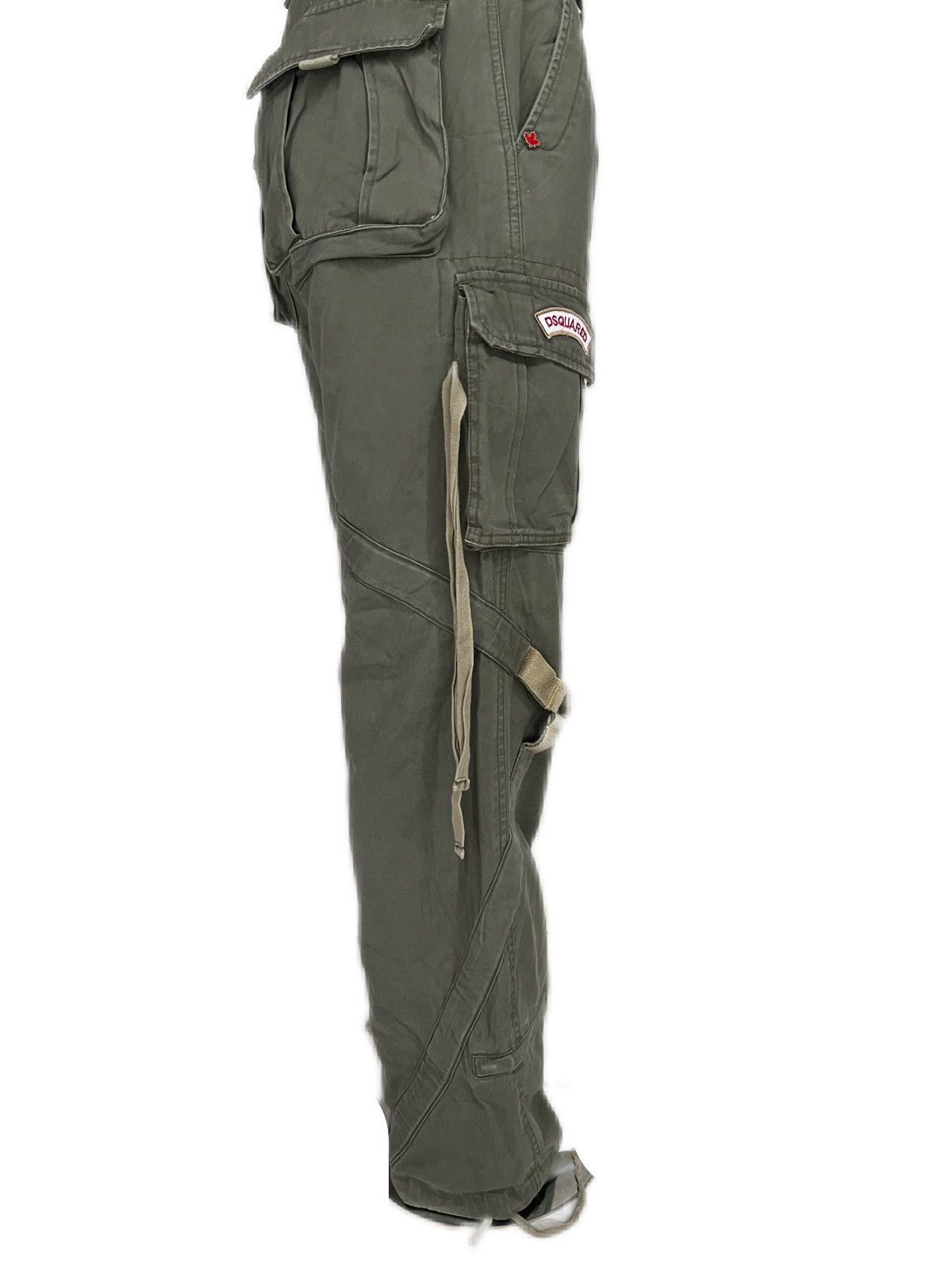 Dsquared2 SS01 Dsquared Tactical Bondage Flared Cargo Pants Size US 28 / EU 44 - 9 Thumbnail