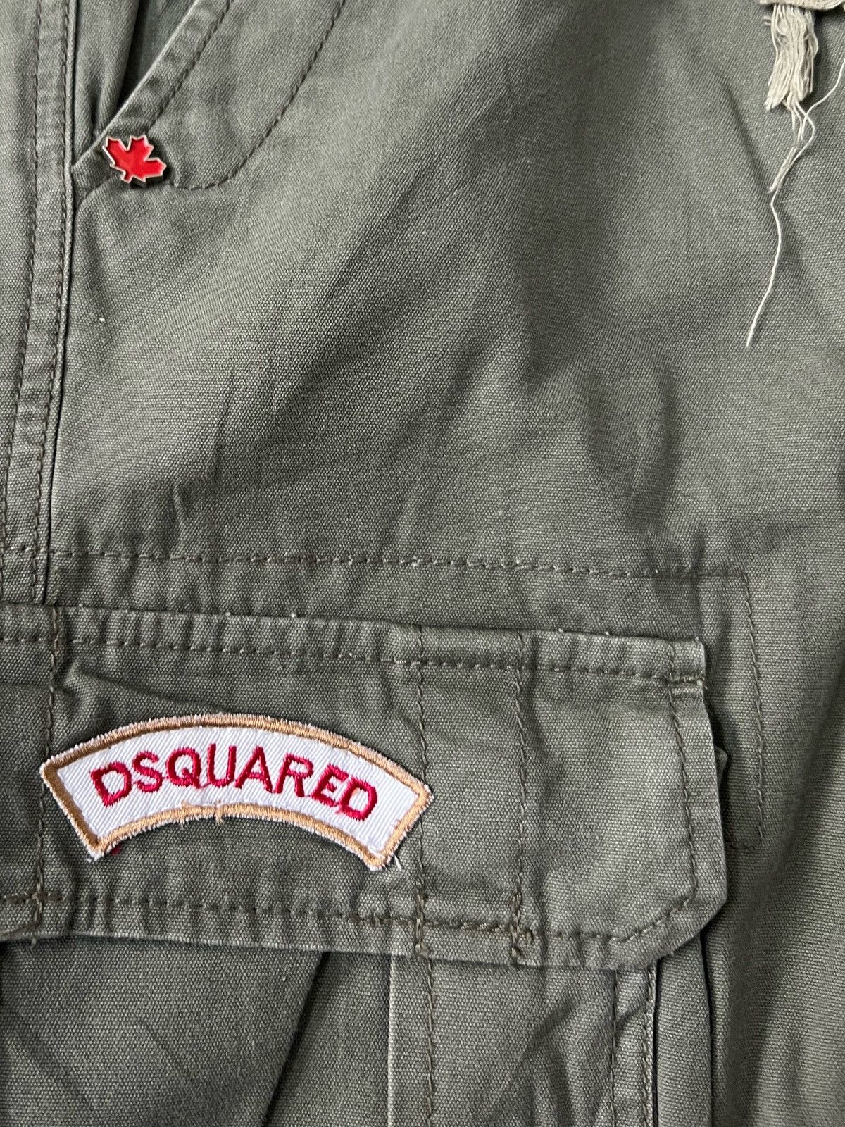 Dsquared2 SS01 Dsquared Tactical Bondage Flared Cargo Pants Size US 28 / EU 44 - 3 Thumbnail