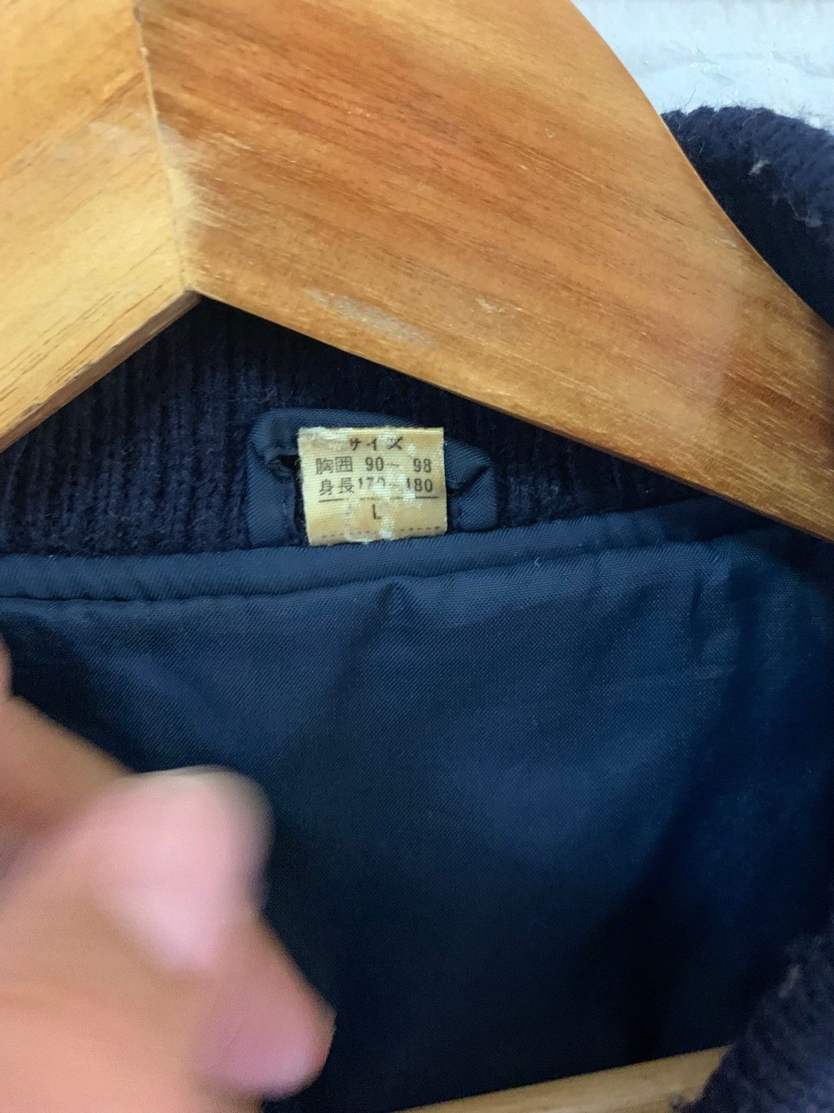 Japanese Brand × Vintage vintage wool bomber jacket snap button Size US M / EU 48-50 / 2 - 3 Thumbnail