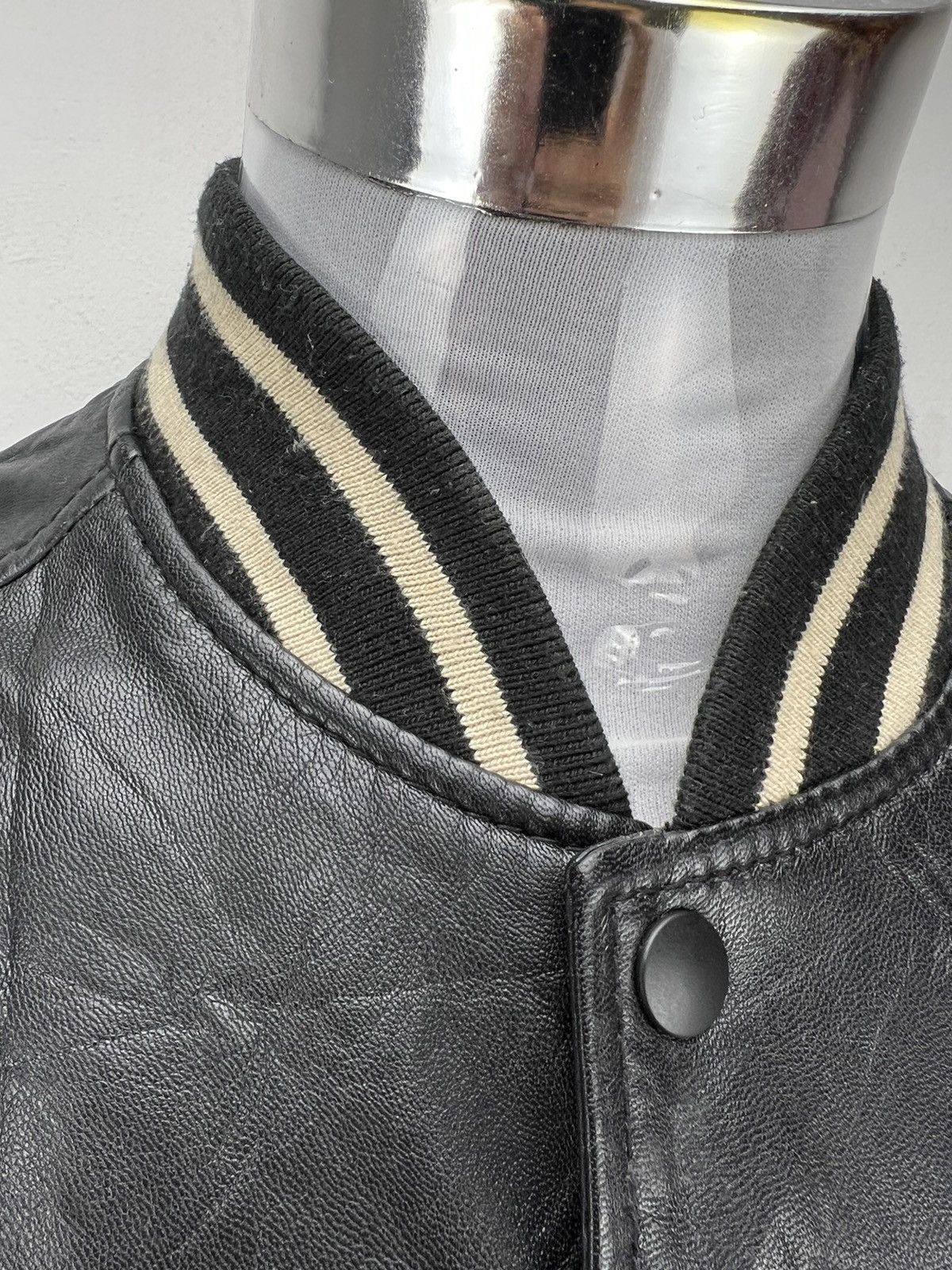 Journal Standard Journal Standard Relume Leather Sheep Skin Varsity Jacket Size US M / EU 48-50 / 2 - 14 Thumbnail