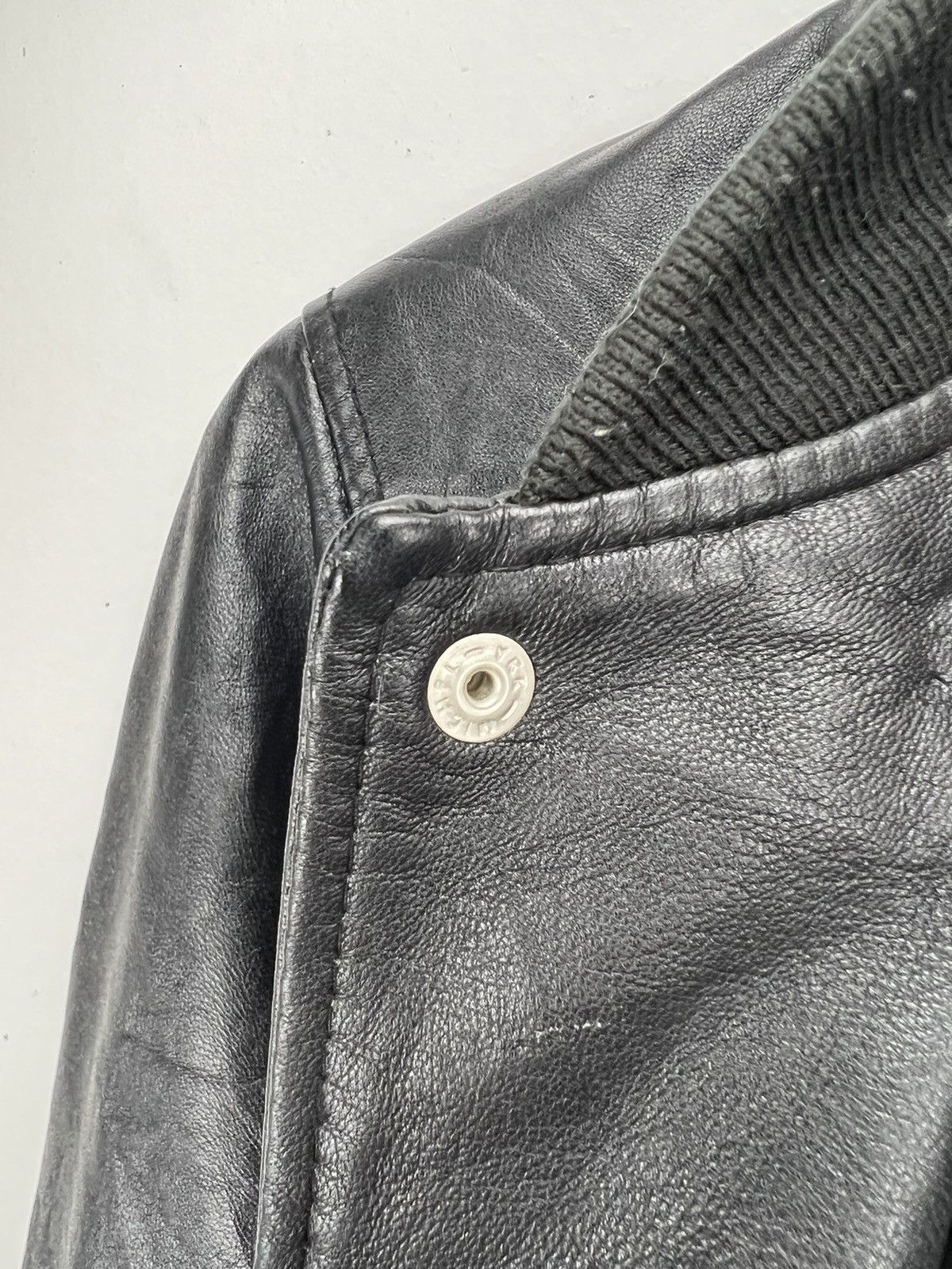 Journal Standard Journal Standard Relume Leather Sheep Skin Varsity Jacket Size US M / EU 48-50 / 2 - 12 Thumbnail