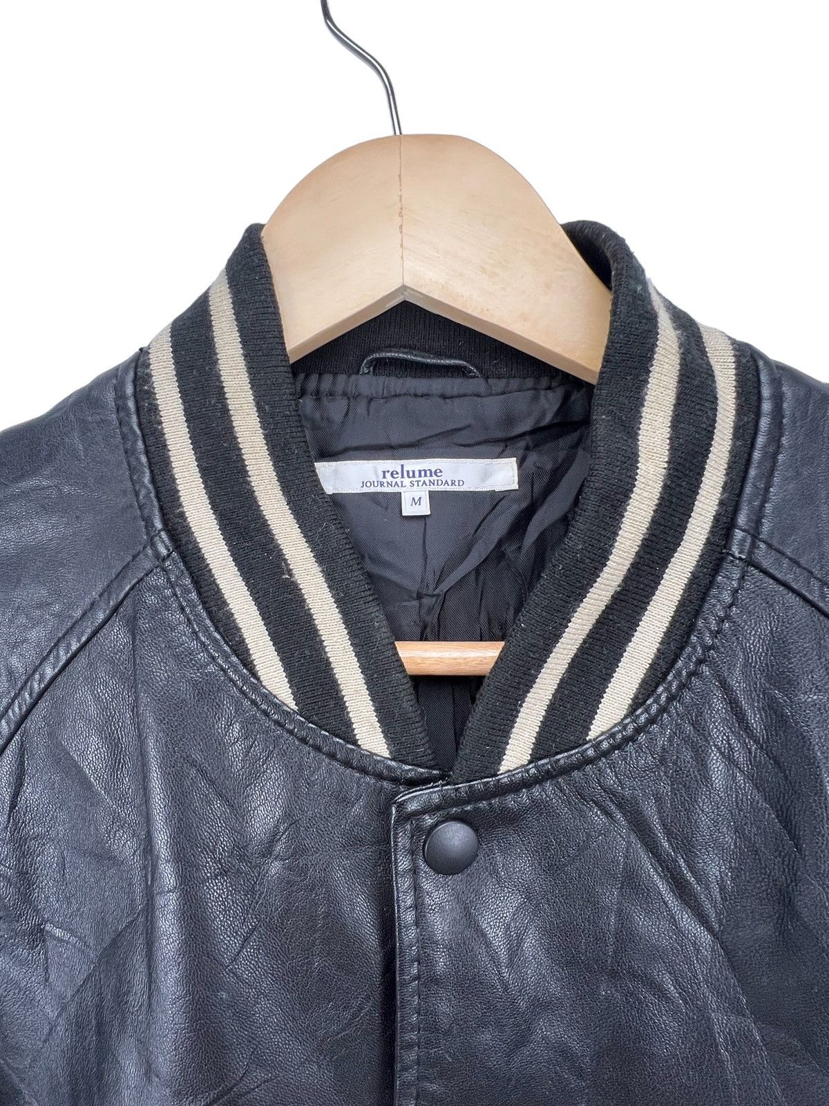 Journal Standard Journal Standard Relume Leather Sheep Skin Varsity Jacket Size US M / EU 48-50 / 2 - 8 Thumbnail