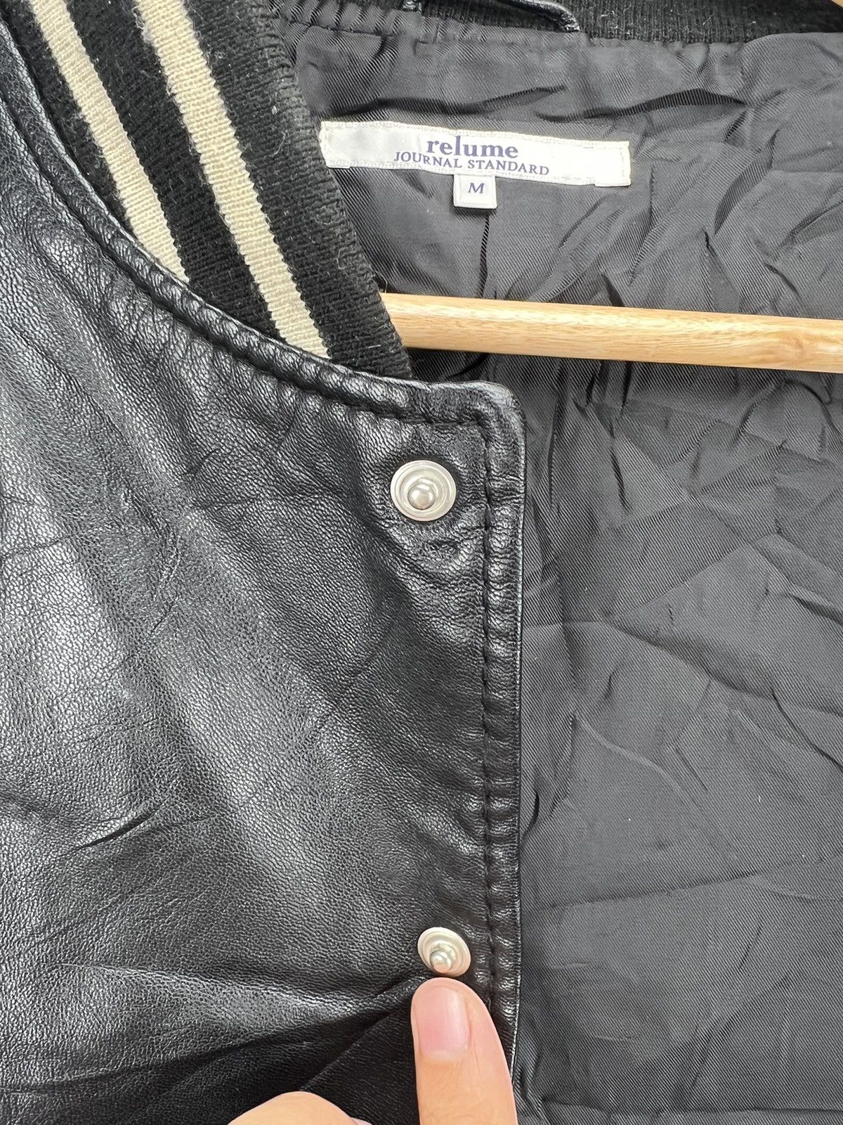 Journal Standard Journal Standard Relume Leather Sheep Skin Varsity Jacket Size US M / EU 48-50 / 2 - 11 Thumbnail