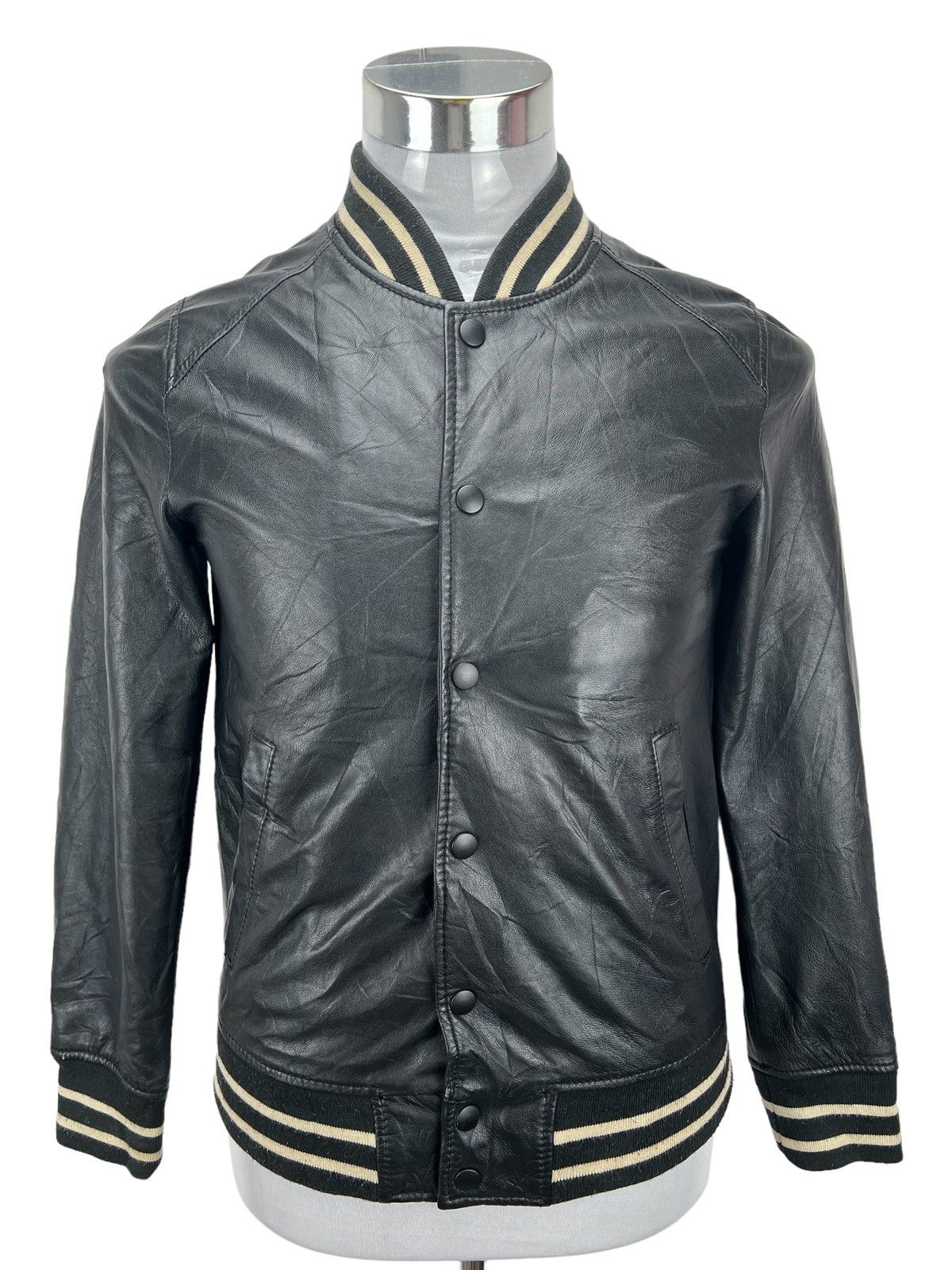 Journal Standard Journal Standard Relume Leather Sheep Skin Varsity Jacket Size US M / EU 48-50 / 2 - 9 Thumbnail