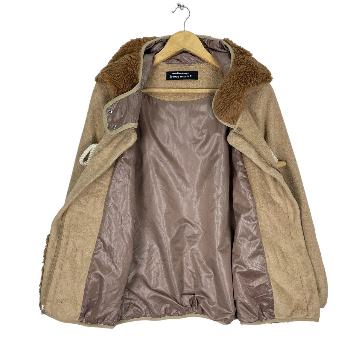 Issey Miyake 🔥MERCIBEAUCOUP ISSEY MIYAKE HOODIE DUFFLE JACKET Size S / US 4 / IT 40 - 8 Thumbnail