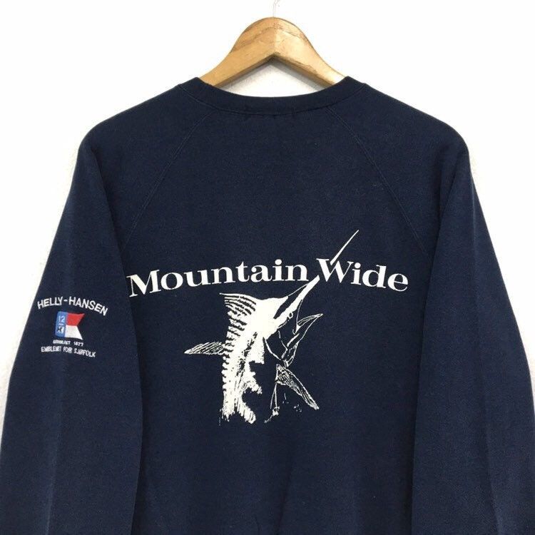 Helly Hansen × Vintage HELLY HANSEN Mountain Wide Sweatshirt Size US M / EU 48-50 / 2 - 4 Thumbnail