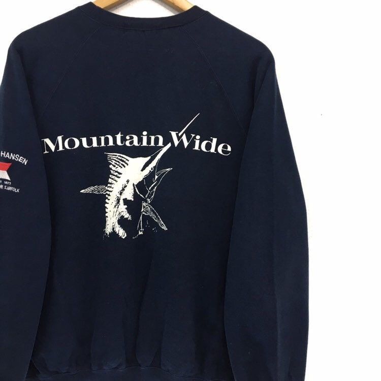 Helly Hansen × Vintage HELLY HANSEN Mountain Wide Sweatshirt Size US M / EU 48-50 / 2 - 6 Thumbnail