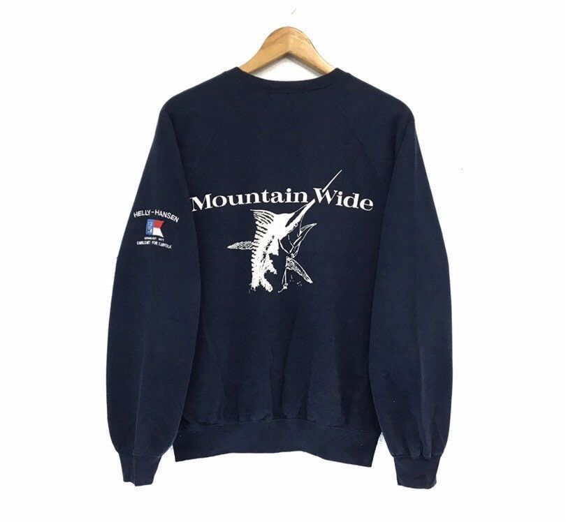 Helly Hansen × Vintage HELLY HANSEN Mountain Wide Sweatshirt Size US M / EU 48-50 / 2 - 1 Thumbnail
