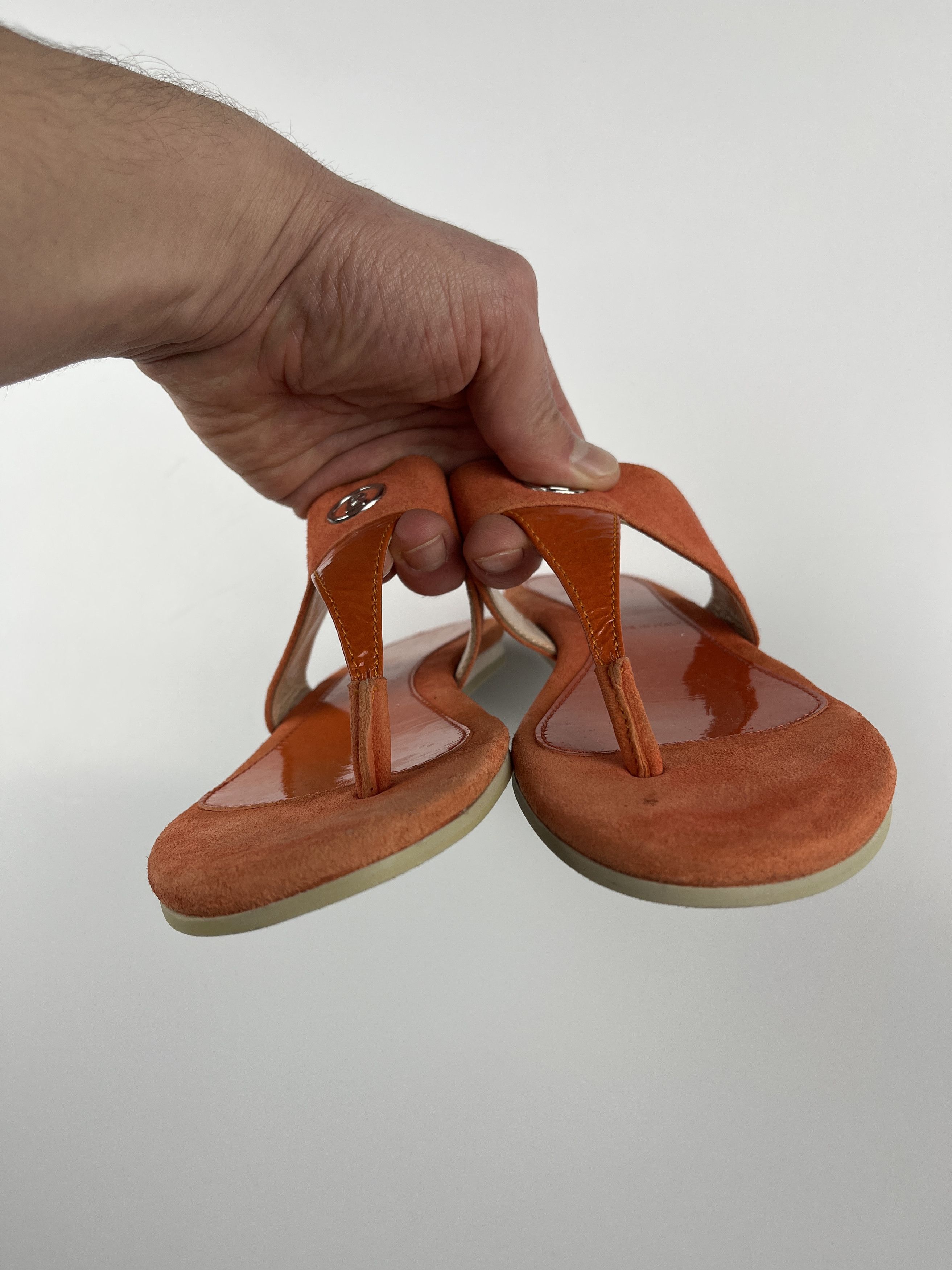 Bogner Bogner Flip Flop Suede Sandals Size US 7 / IT 37 - 7 Thumbnail