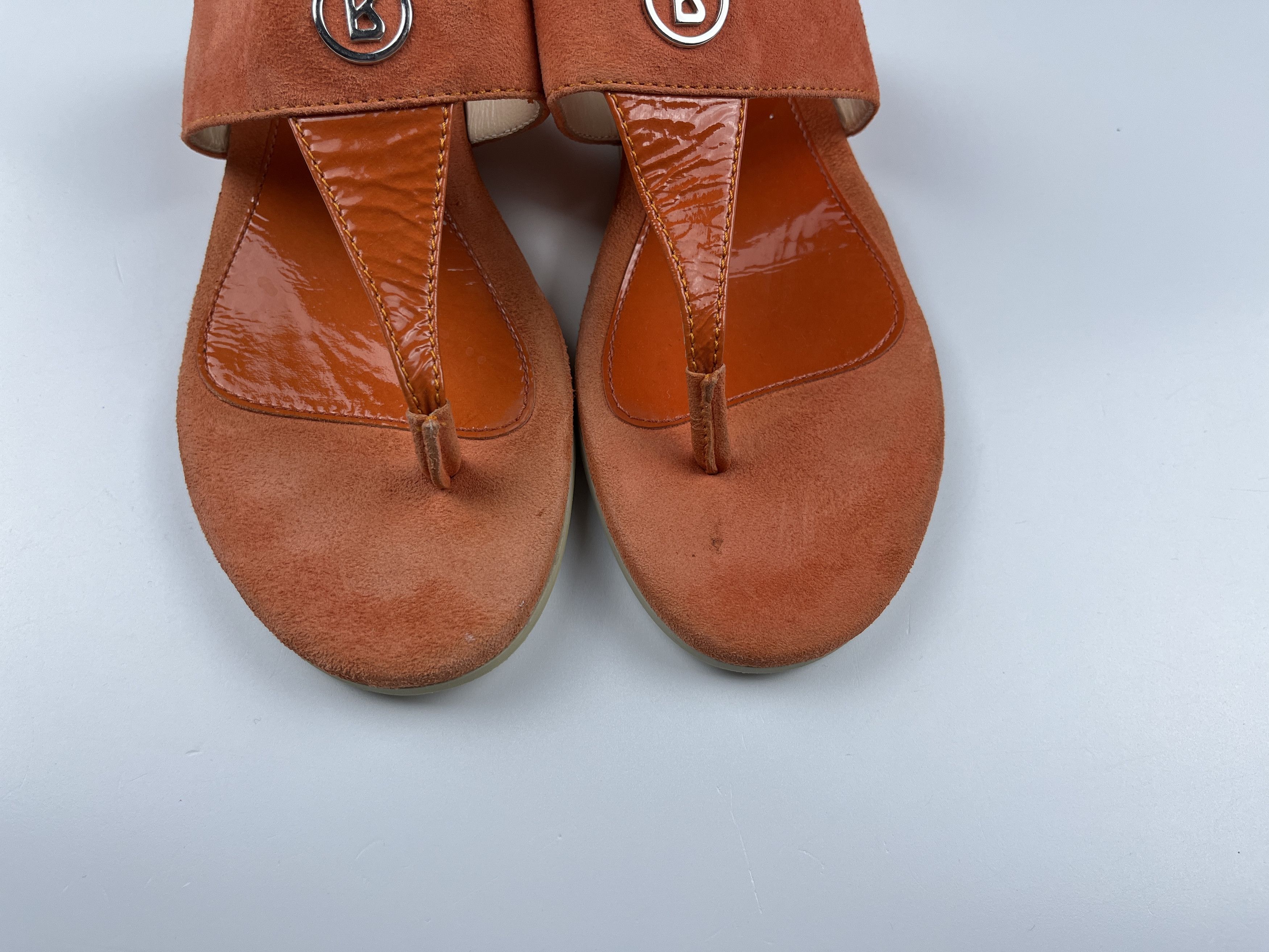 Bogner Bogner Flip Flop Suede Sandals Size US 7 / IT 37 - 2 Thumbnail