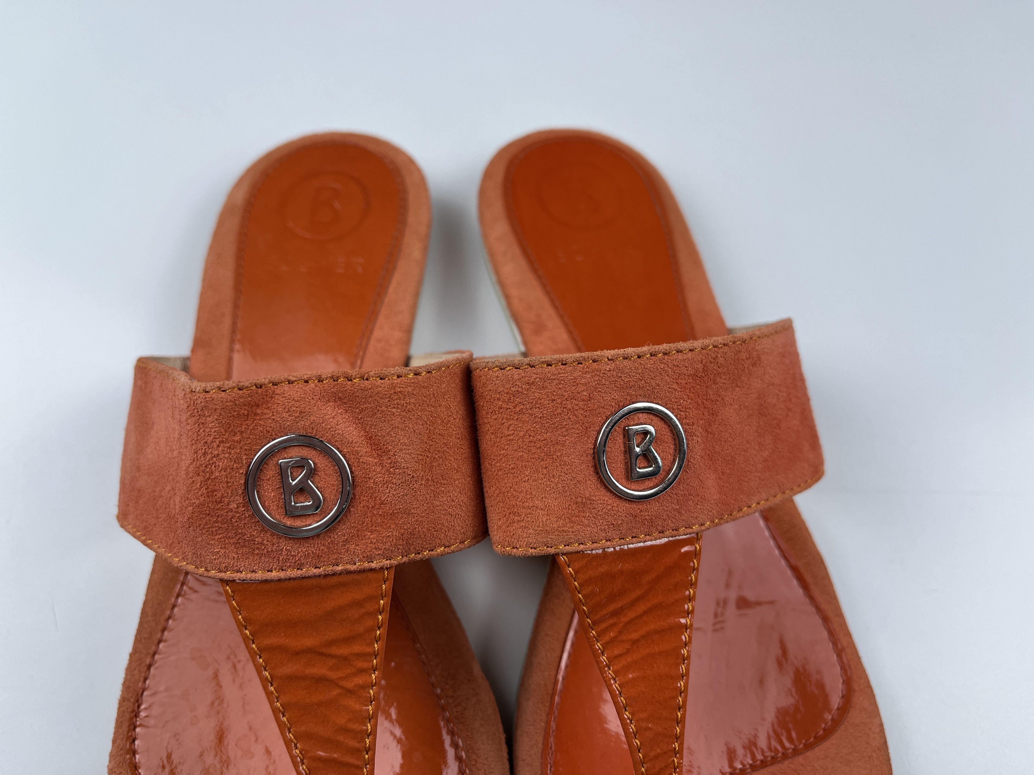 Bogner Bogner Flip Flop Suede Sandals Size US 7 / IT 37 - 3 Thumbnail