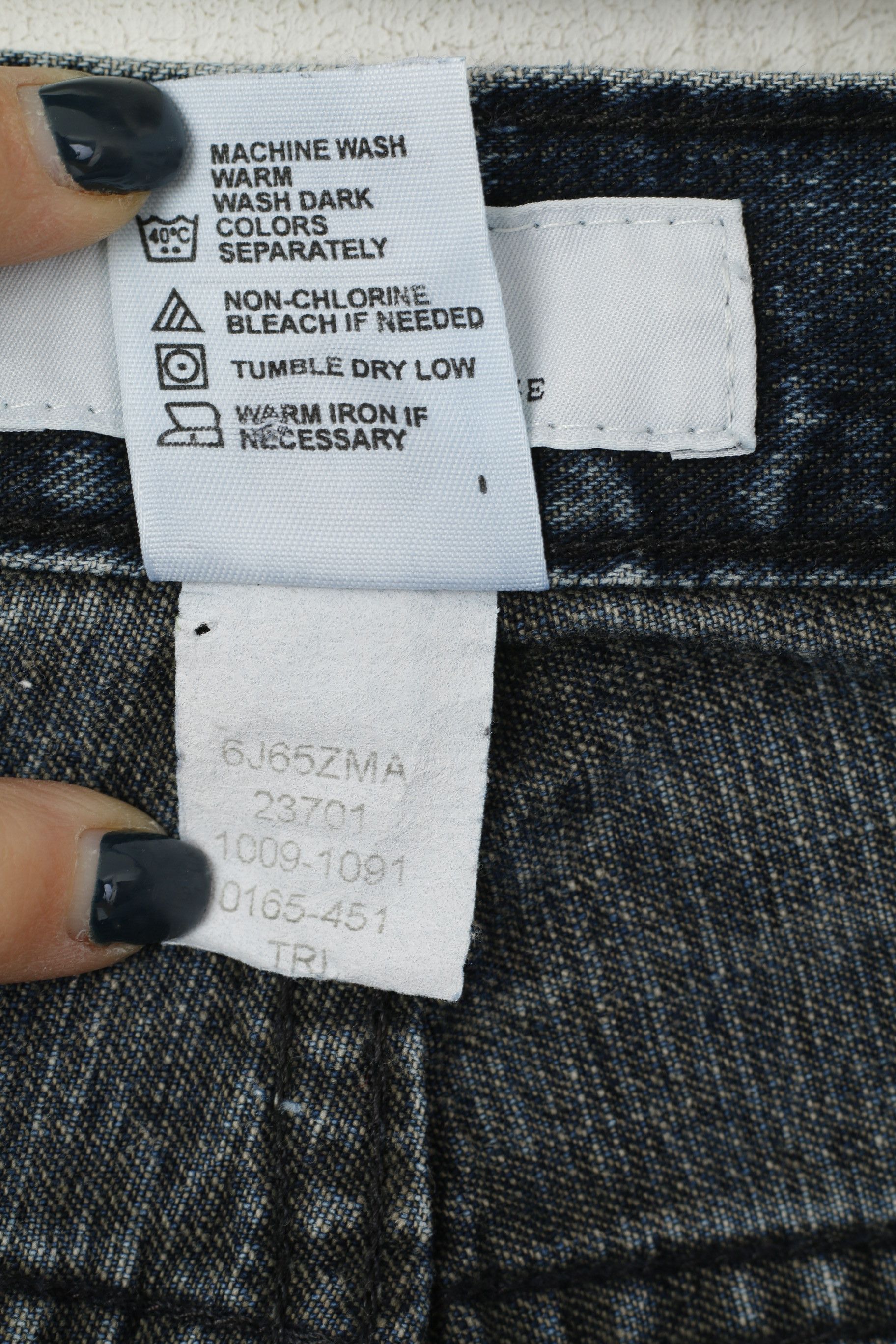 Armani Exchange Armani Exchange Men 32 Jeans Trousers Navy Cotton 6459 Size US 32 / EU 48 - 6 Thumbnail