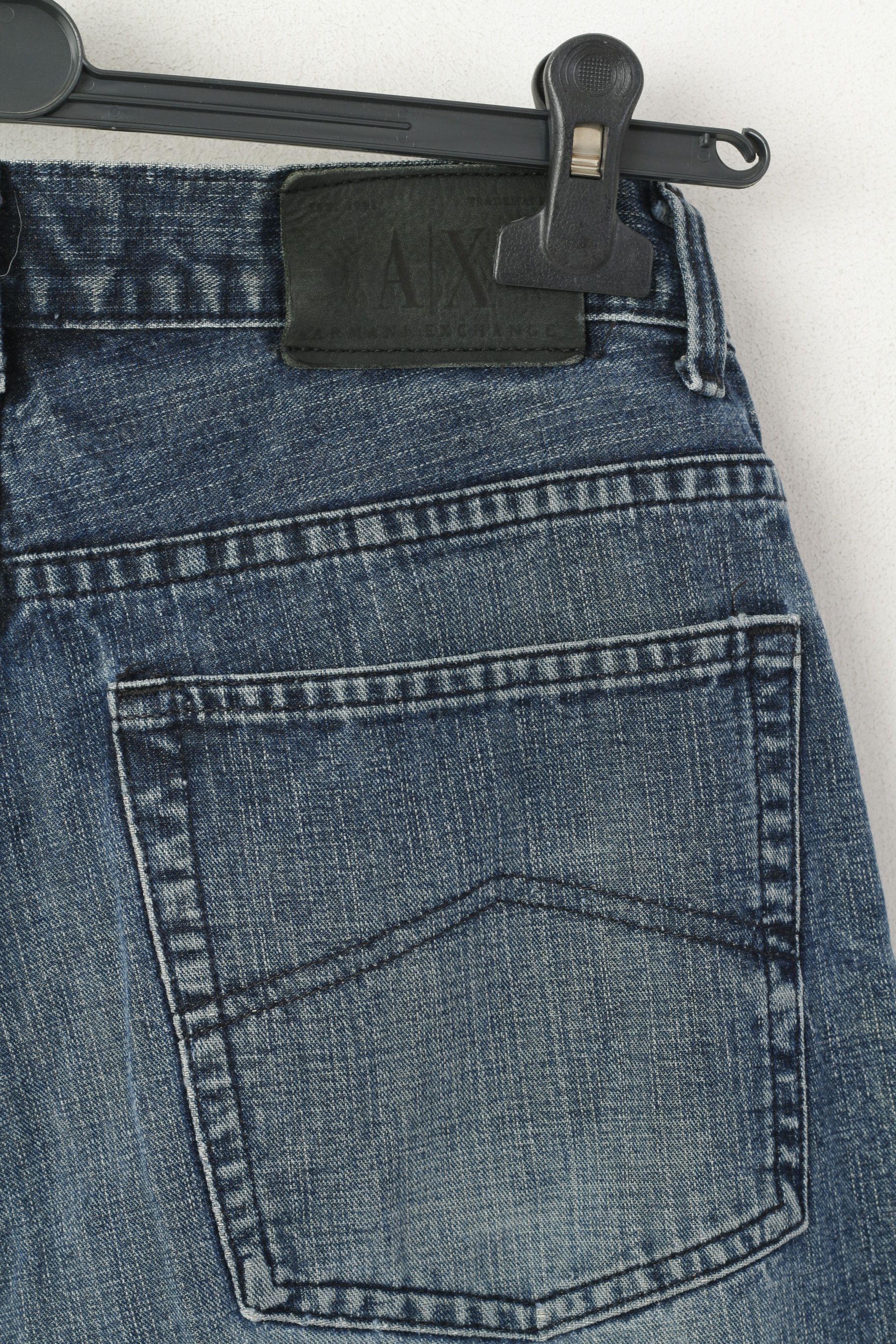 Armani Exchange Armani Exchange Men 32 Jeans Trousers Navy Cotton 6459 Size US 32 / EU 48 - 7 Thumbnail
