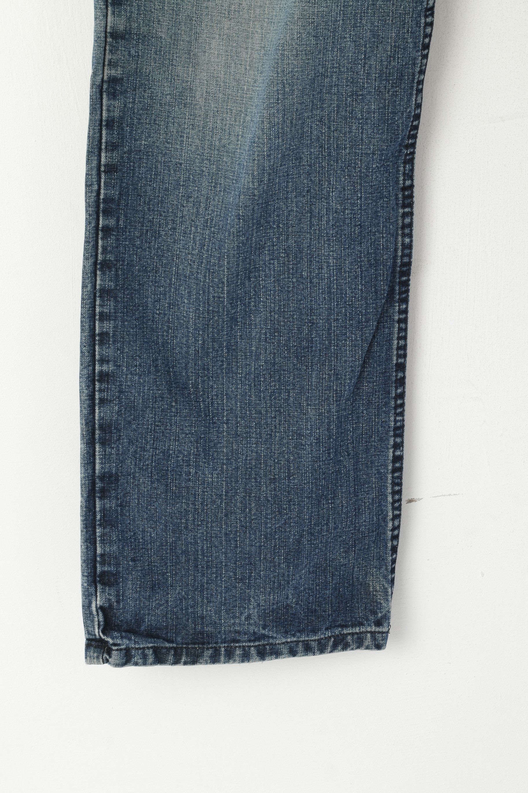 Armani Exchange Armani Exchange Men 32 Jeans Trousers Navy Cotton 6459 Size US 32 / EU 48 - 3 Thumbnail