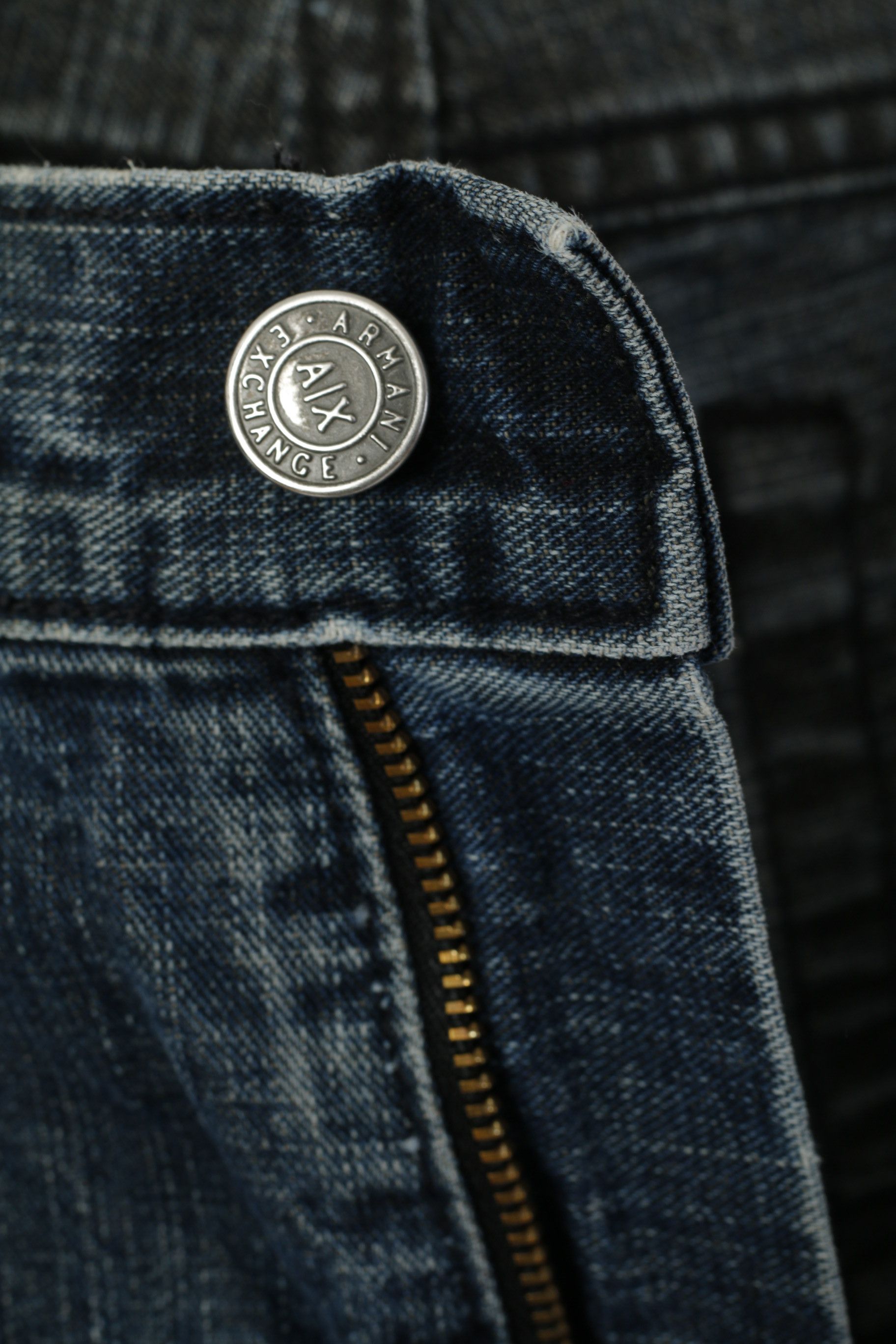 Armani Exchange Armani Exchange Men 32 Jeans Trousers Navy Cotton 6459 Size US 32 / EU 48 - 5 Thumbnail