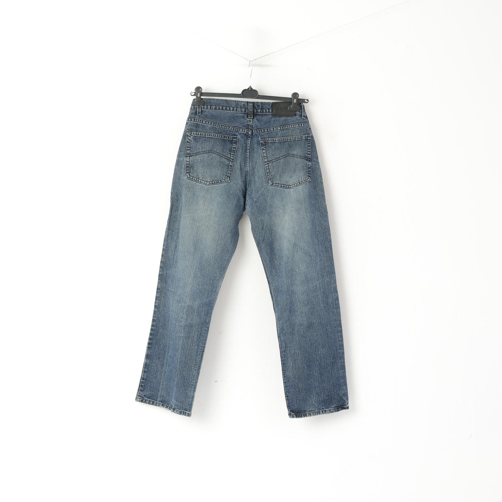 Armani Exchange Armani Exchange Men 32 Jeans Trousers Navy Cotton 6459 Size US 32 / EU 48 - 8 Thumbnail