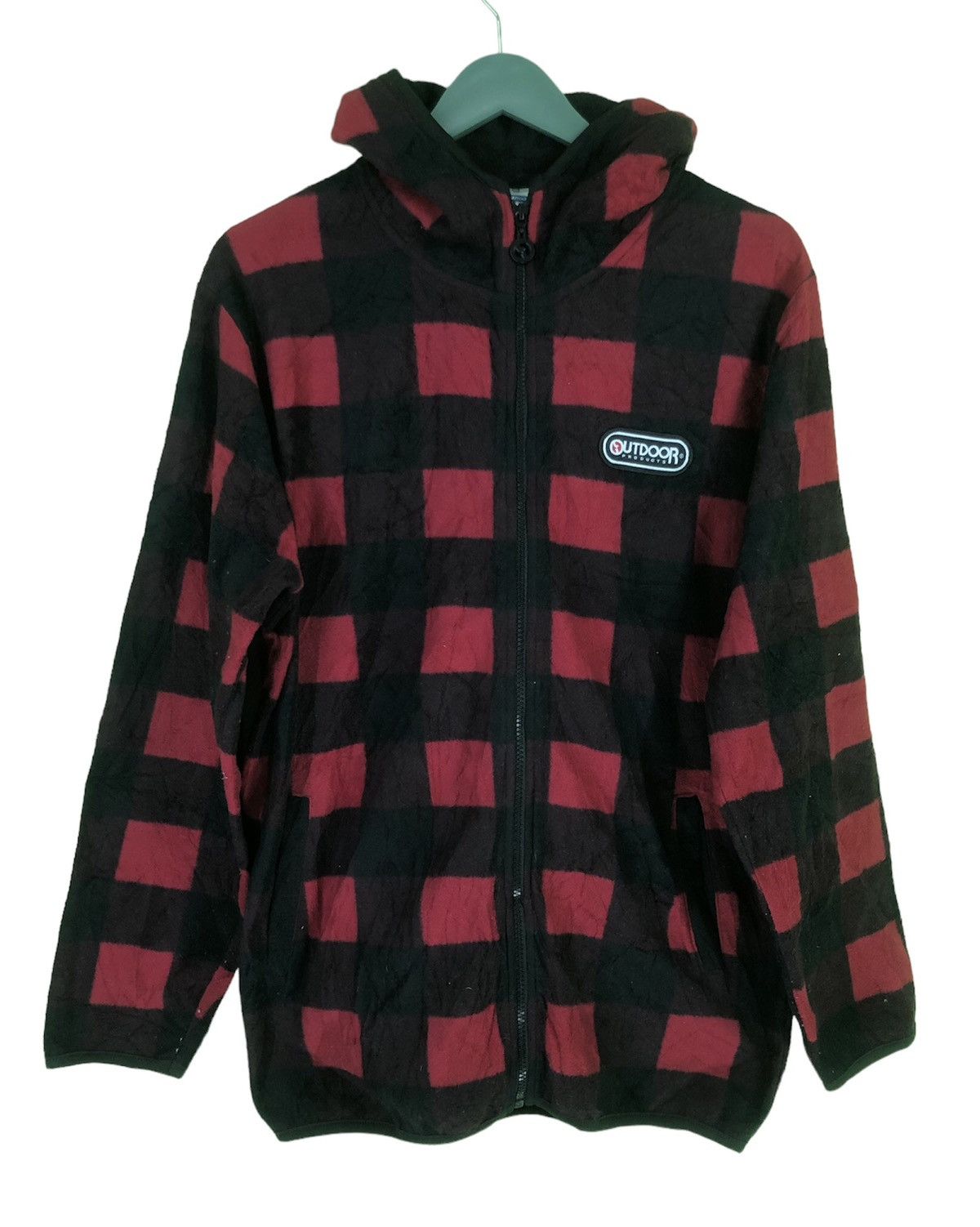 Other Outdoor checkered hoodie fleece zipper sweater Size US XL / EU 56 / 4 - 1 Thumbnail