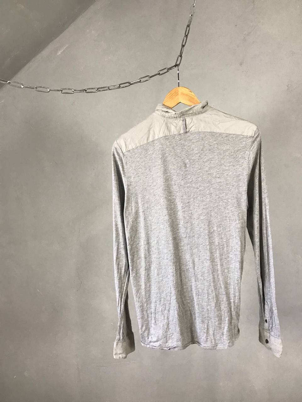 Allsaints Allsaints luxury streetwear gray longsleeve Size US XS / EU 42 / 0 - 9 Thumbnail