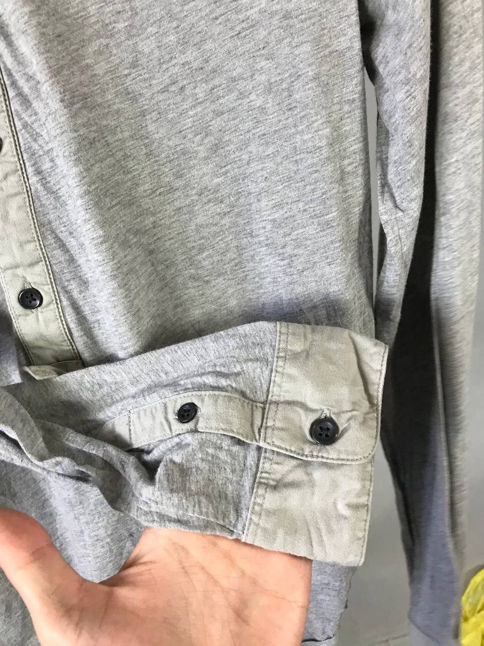 Allsaints Allsaints luxury streetwear gray longsleeve Size US XS / EU 42 / 0 - 6 Thumbnail