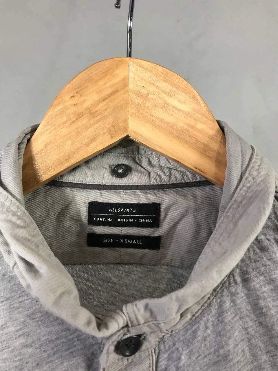 Allsaints Allsaints luxury streetwear gray longsleeve Size US XS / EU 42 / 0 - 5 Thumbnail