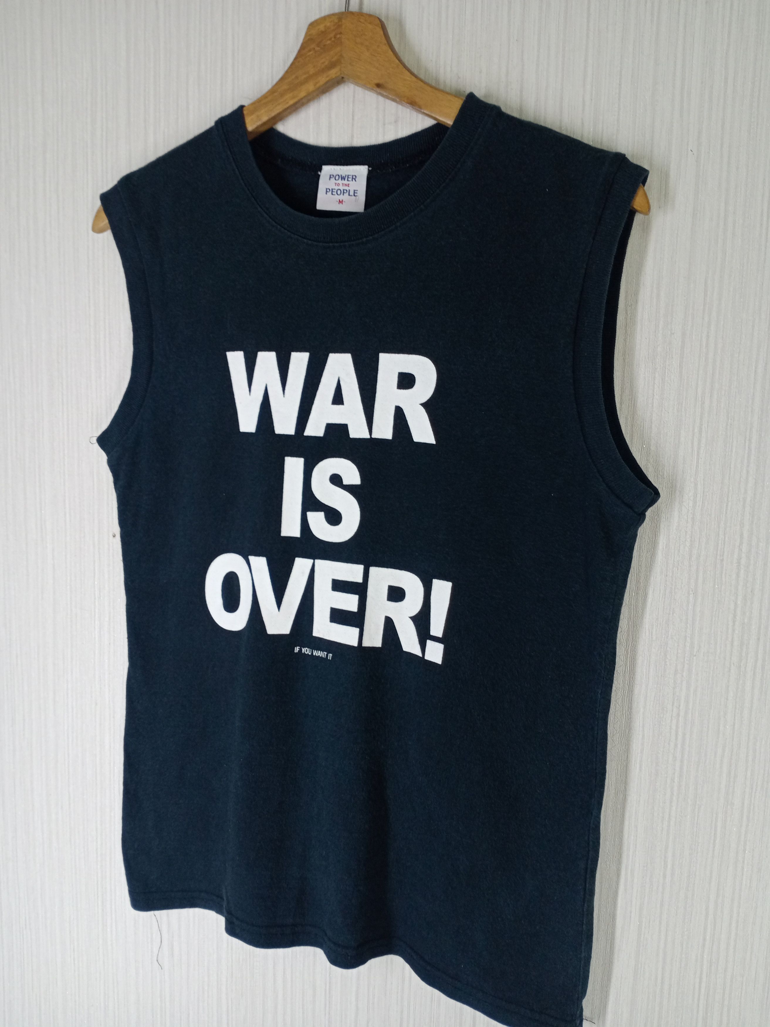 Vintage RARE VINTAGE JOHN LENNON WAR IS OVER TANK TOP Size US M / EU 48-50 / 2 - 2 Thumbnail