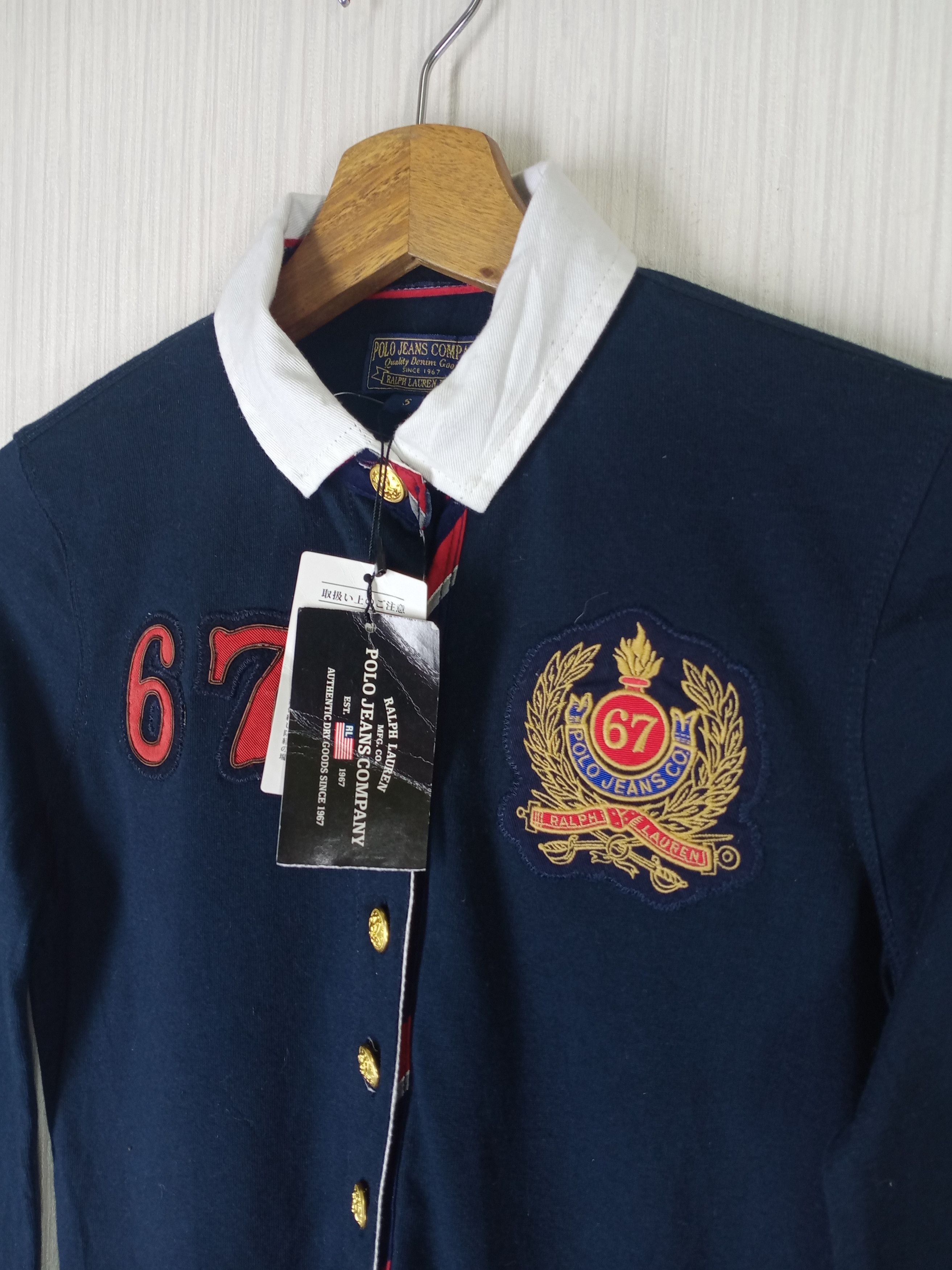 Polo Ralph Lauren Rare Polo Jeans Company Ralph Lauren Long Sleeve Size US S / EU 44-46 / 1 - 4 Thumbnail