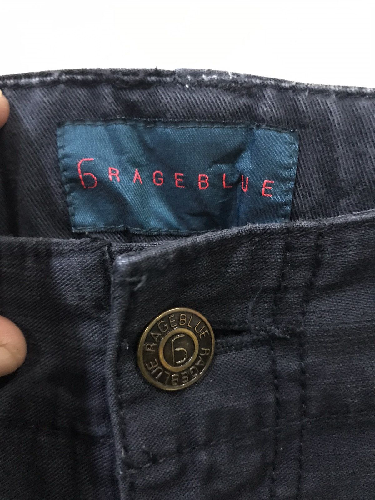 Japanese Brand GRAGEBLUE Japan Vintage War M65 Rare Design Cargo Pant Size US 31 - 9 Thumbnail
