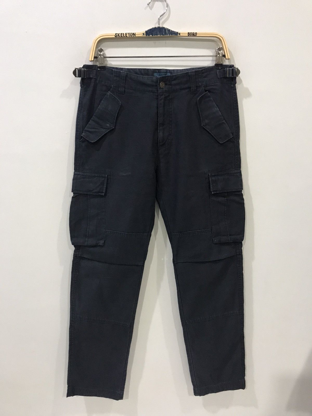 Japanese Brand GRAGEBLUE Japan Vintage War M65 Rare Design Cargo Pant Size US 31 - 1 Thumbnail