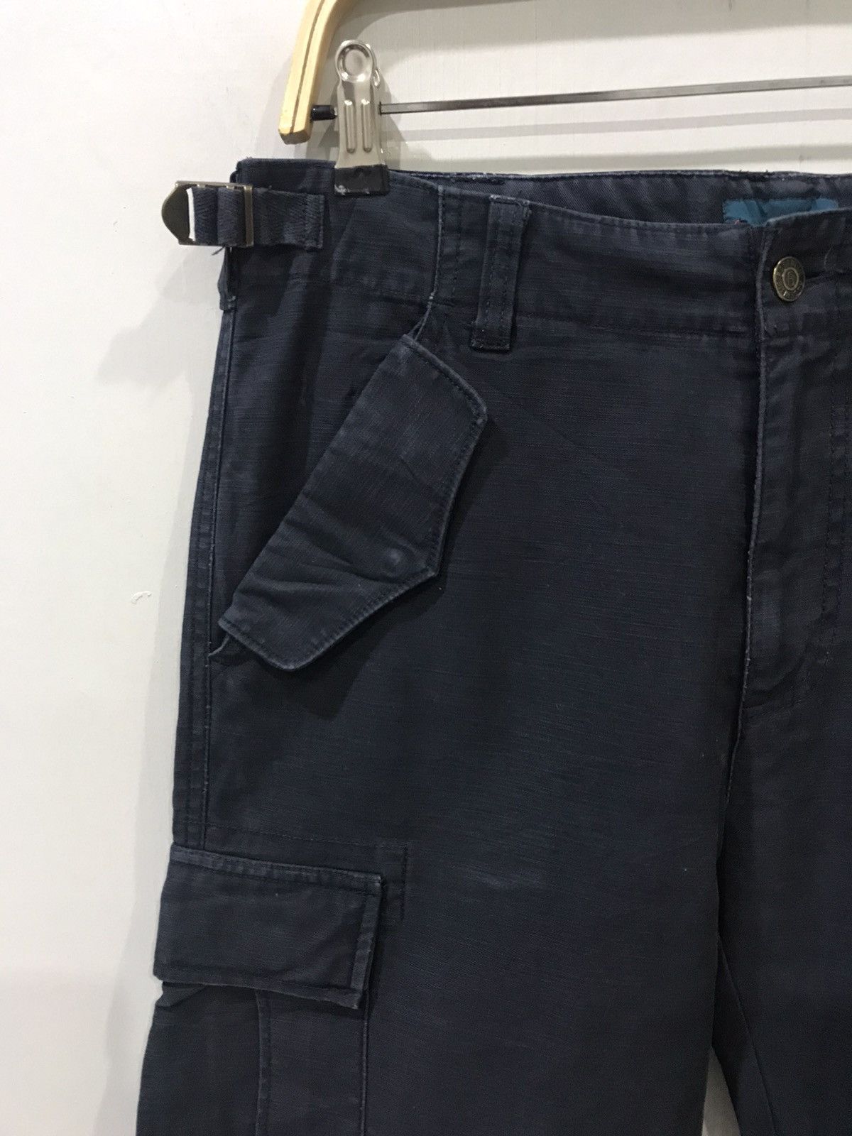 Japanese Brand GRAGEBLUE Japan Vintage War M65 Rare Design Cargo Pant Size US 31 - 4 Thumbnail