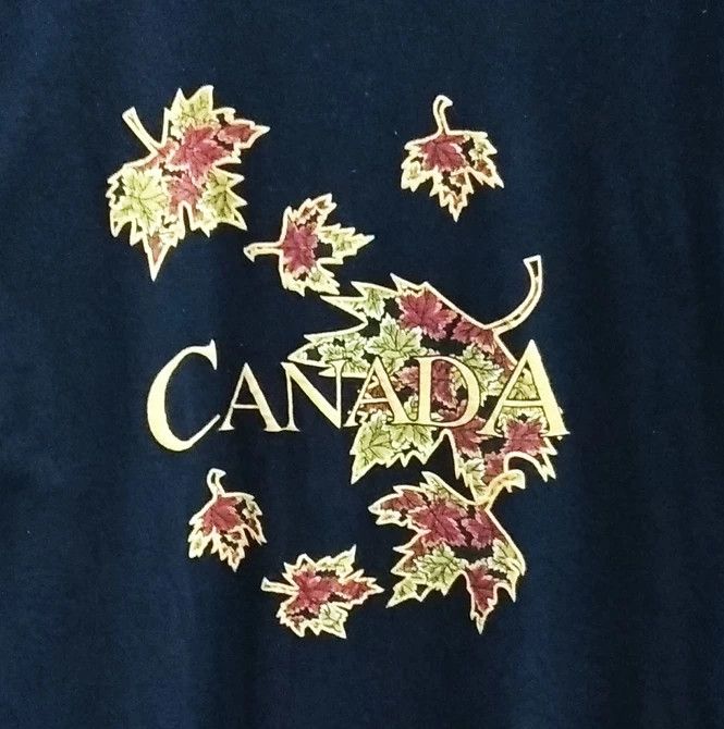 Vintage Vintage rare canada big logo tshirt..made in canada Size US M / EU 48-50 / 2 - 5 Thumbnail