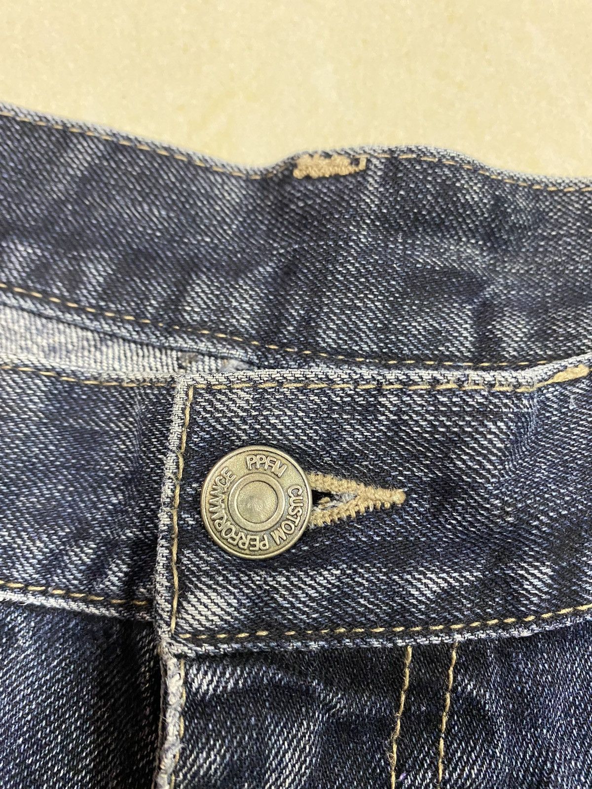 PPFM Destroyed🔥PPFM Ripped Distressed Denim Size US 30 / EU 46 - 17 Thumbnail