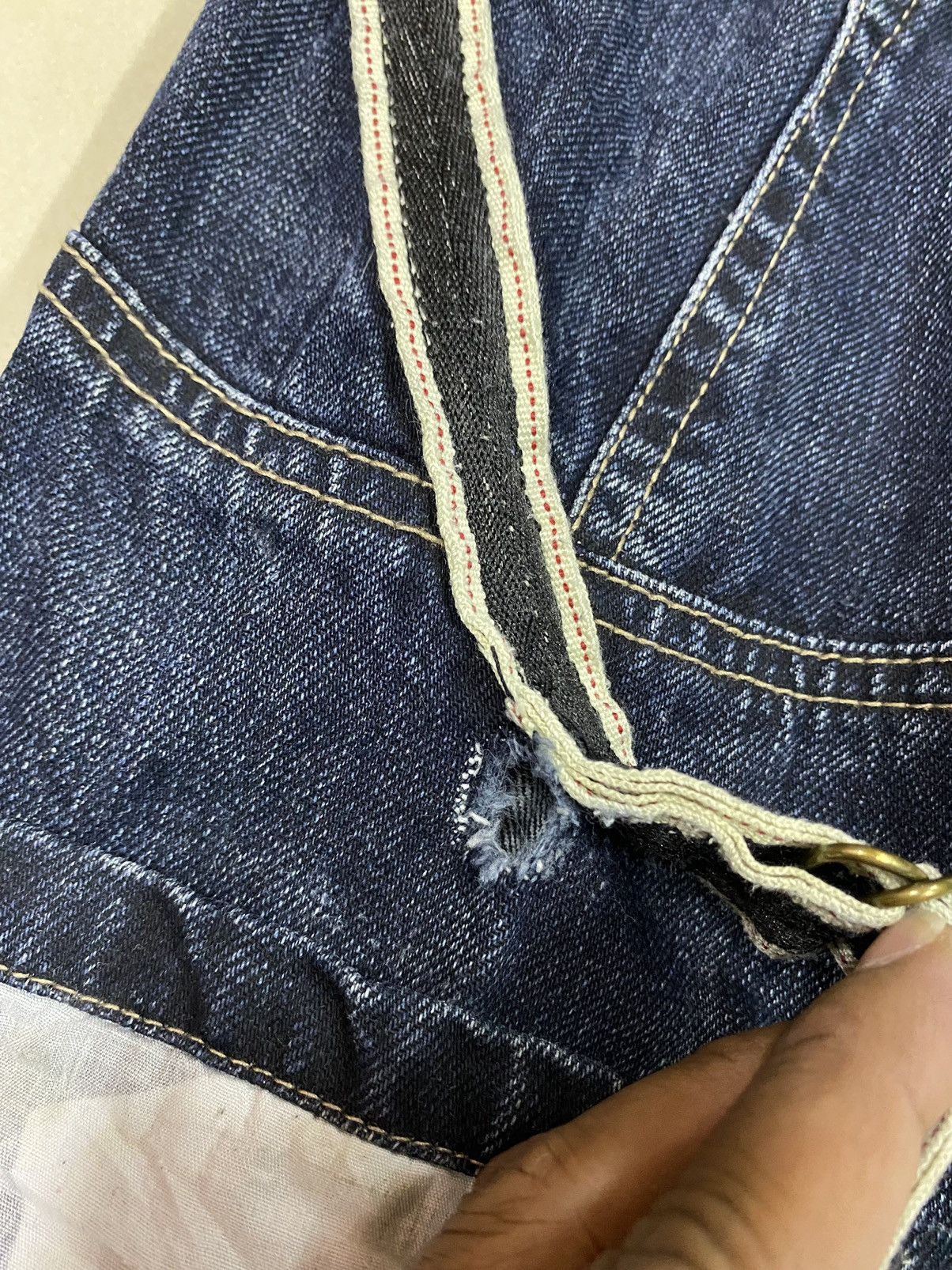 PPFM Destroyed🔥PPFM Ripped Distressed Denim Size US 30 / EU 46 - 14 Thumbnail