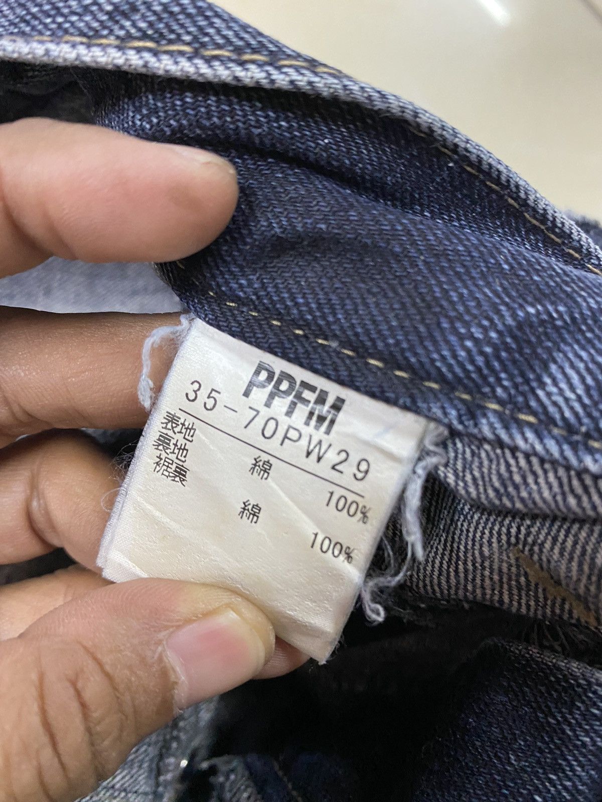 PPFM Destroyed🔥PPFM Ripped Distressed Denim Size US 30 / EU 46 - 18 Thumbnail