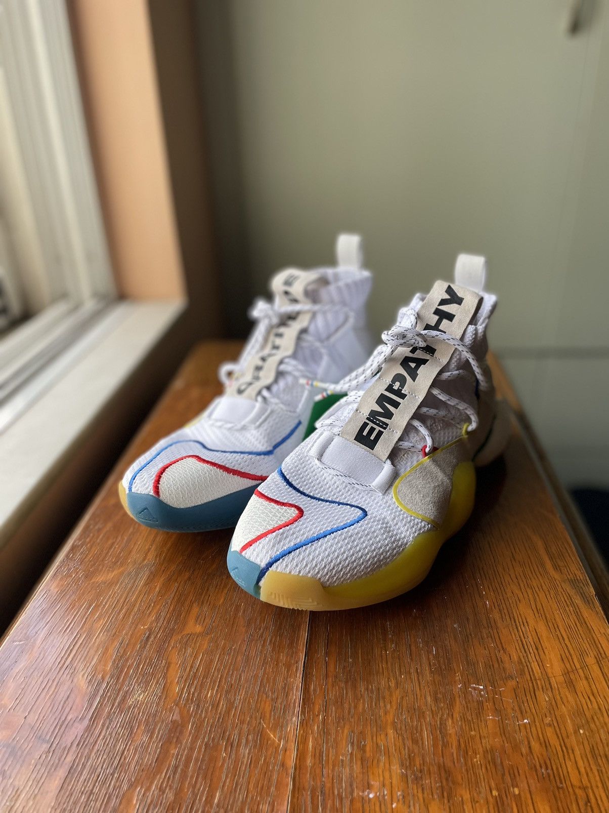 image of Adidas Human Crazy Byw Lvl Gratitude / Empathy Shoes in White, Men's (Size 11)