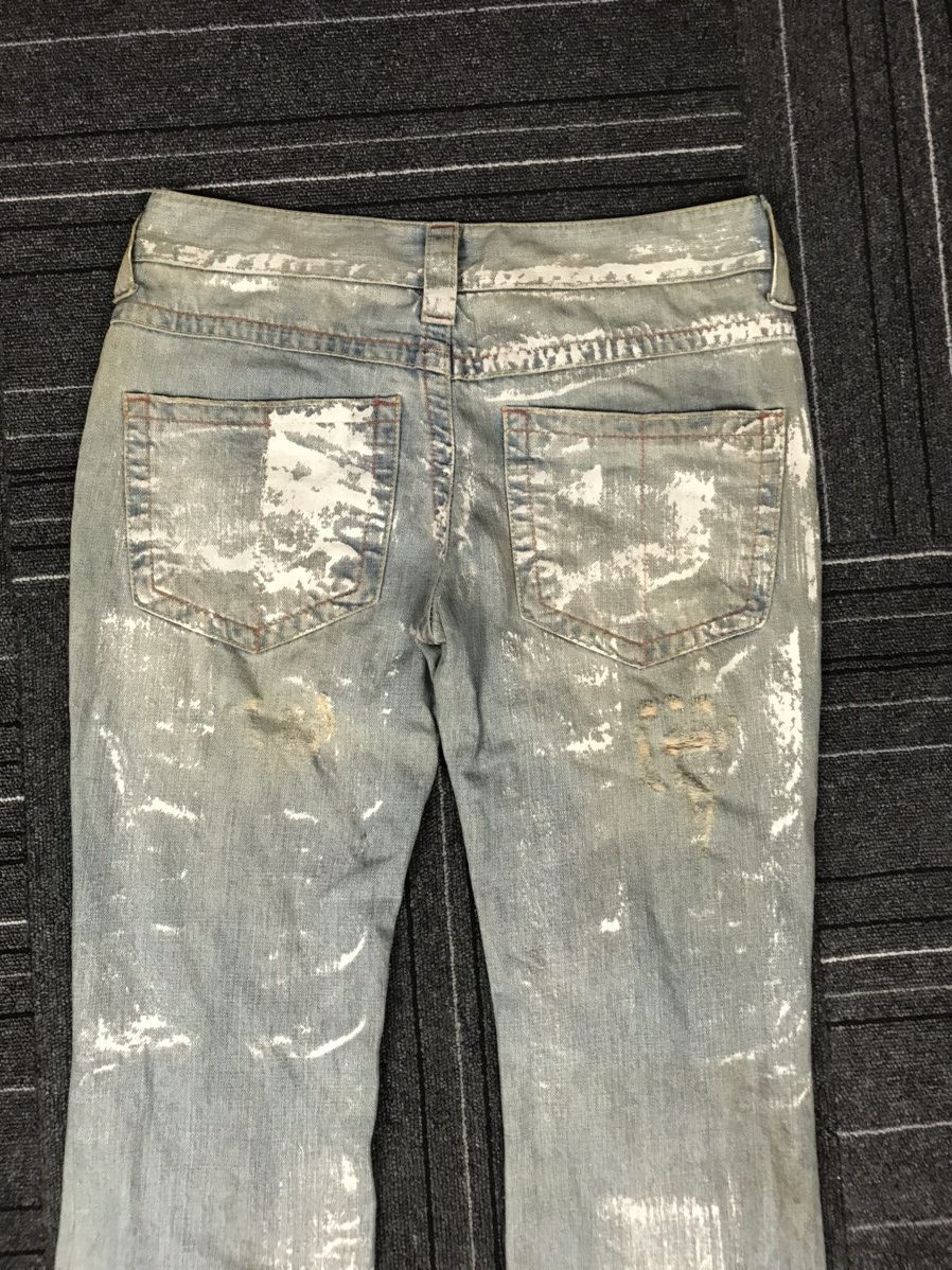 Vanquish Vanquish punk/goth style bootcut distressed denim jeans Size US 32 / EU 48 - 6 Thumbnail