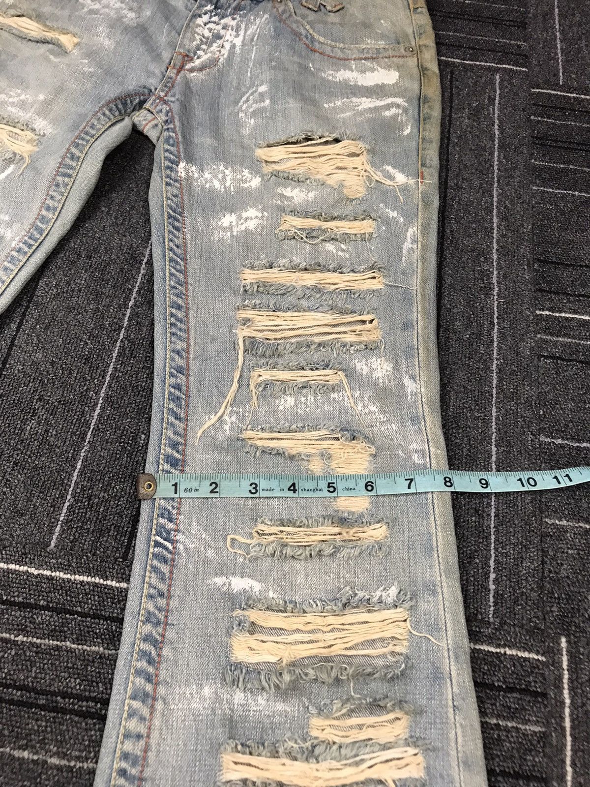 Vanquish Vanquish punk/goth style bootcut distressed denim jeans Size US 32 / EU 48 - 15 Thumbnail