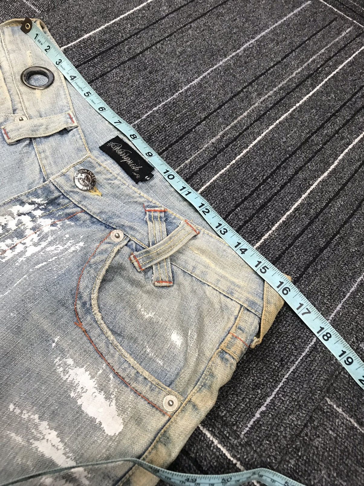 Vanquish Vanquish punk/goth style bootcut distressed denim jeans Size US 32 / EU 48 - 11 Thumbnail