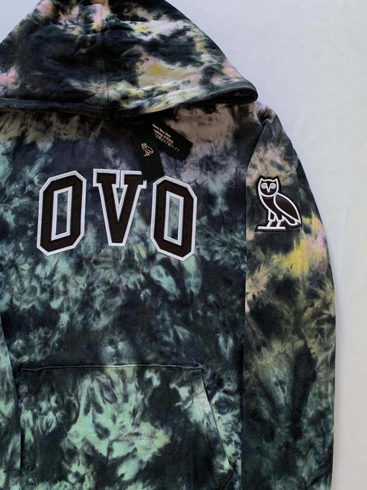 Drake OVO Tie Dye Embroidered OVO OWL hoodie Size US L / EU 52-54 / 3 - 5 Thumbnail