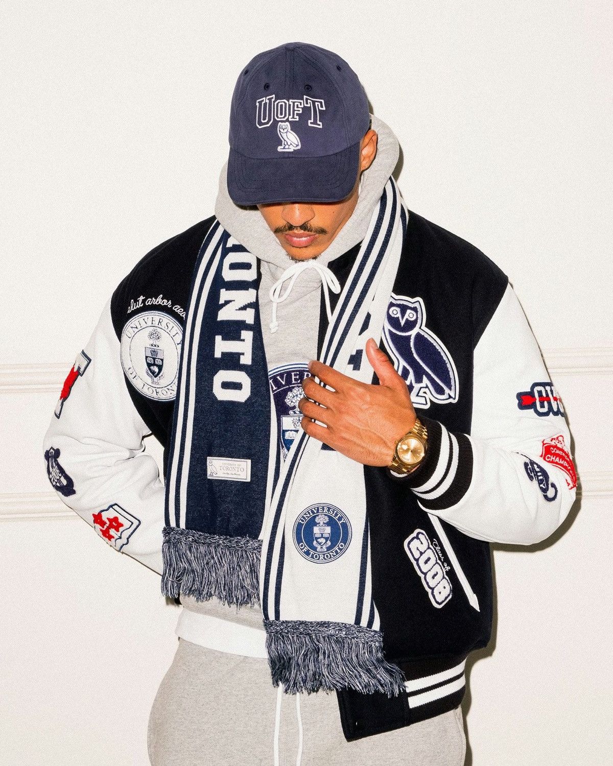 Drake OVO® / U OF T WOOL SCARF Size ONE SIZE - 2 Thumbnail